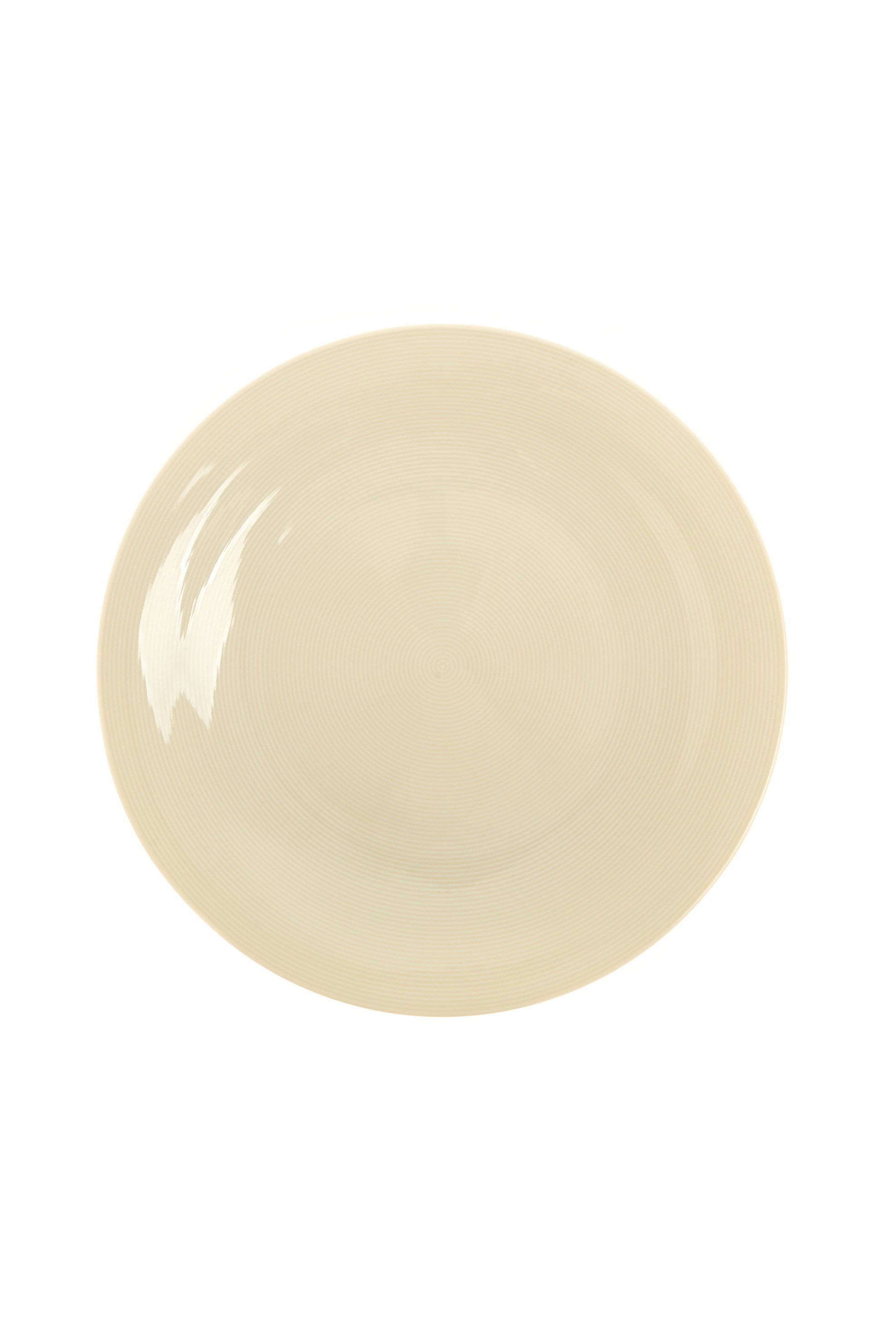 Coincasa πορσελάνινη πιατέλα σερβιρίσματος "Charme" 31 cm - 007195483 Μπεζ