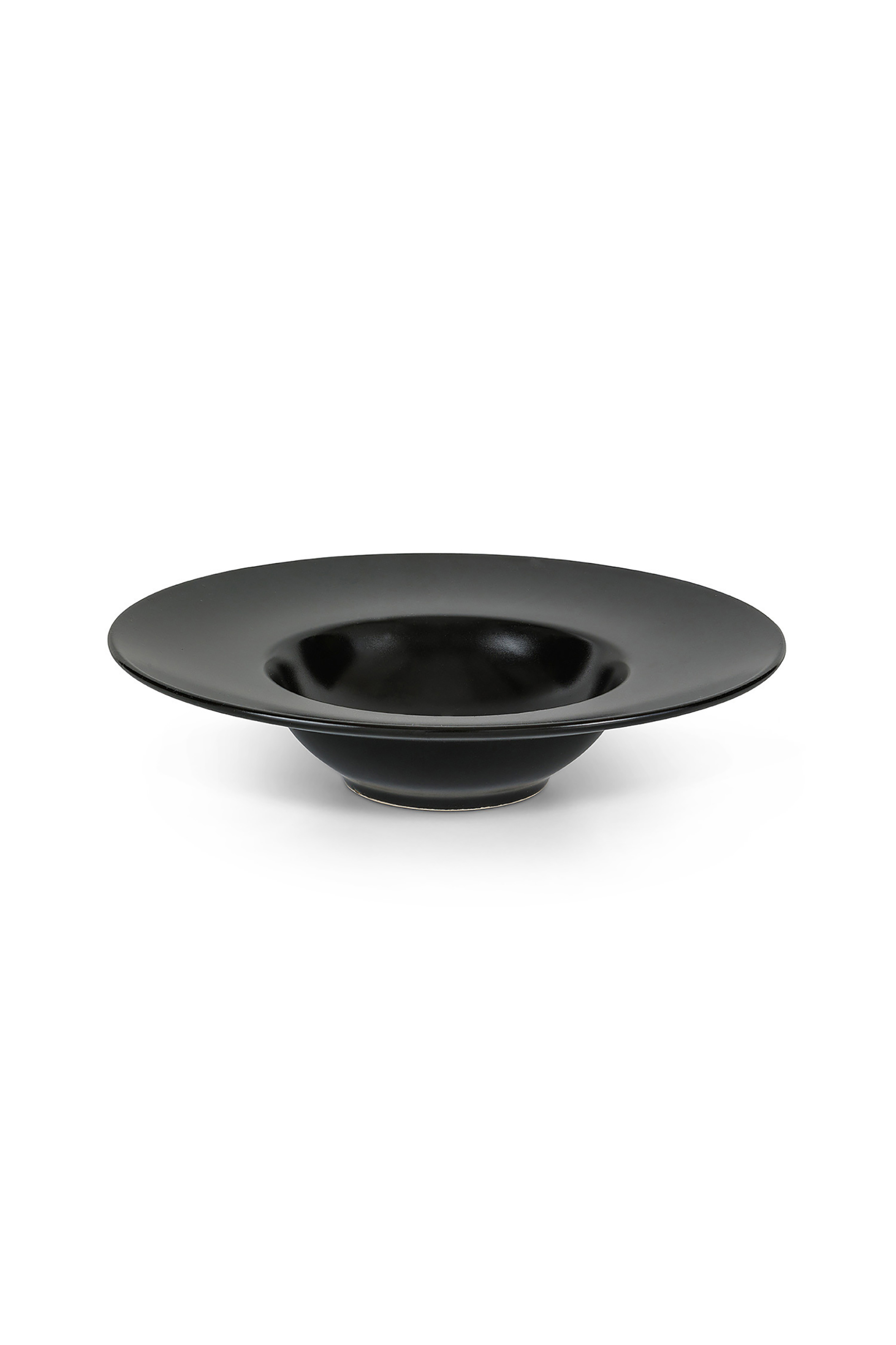 Coincasa κεραμικό πιάτο ζυμαρικών μονόχρωμο Denver stoneware 28 cm - 007262287 Μαύρο