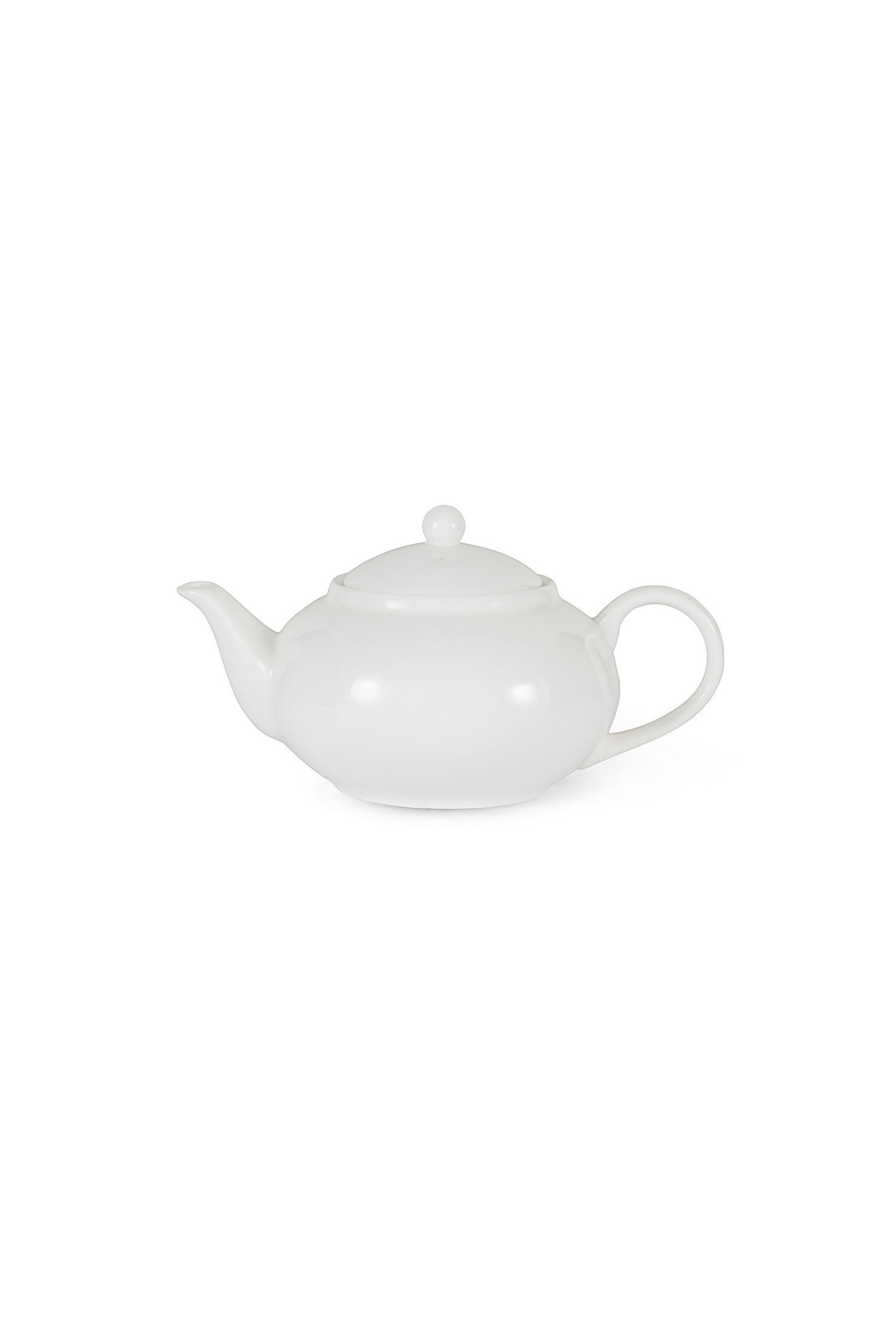 Coincasa πορσελάνινη τσαγιέρα μονόχρωμη 13 x 22 cm - 007262973 Λευκό