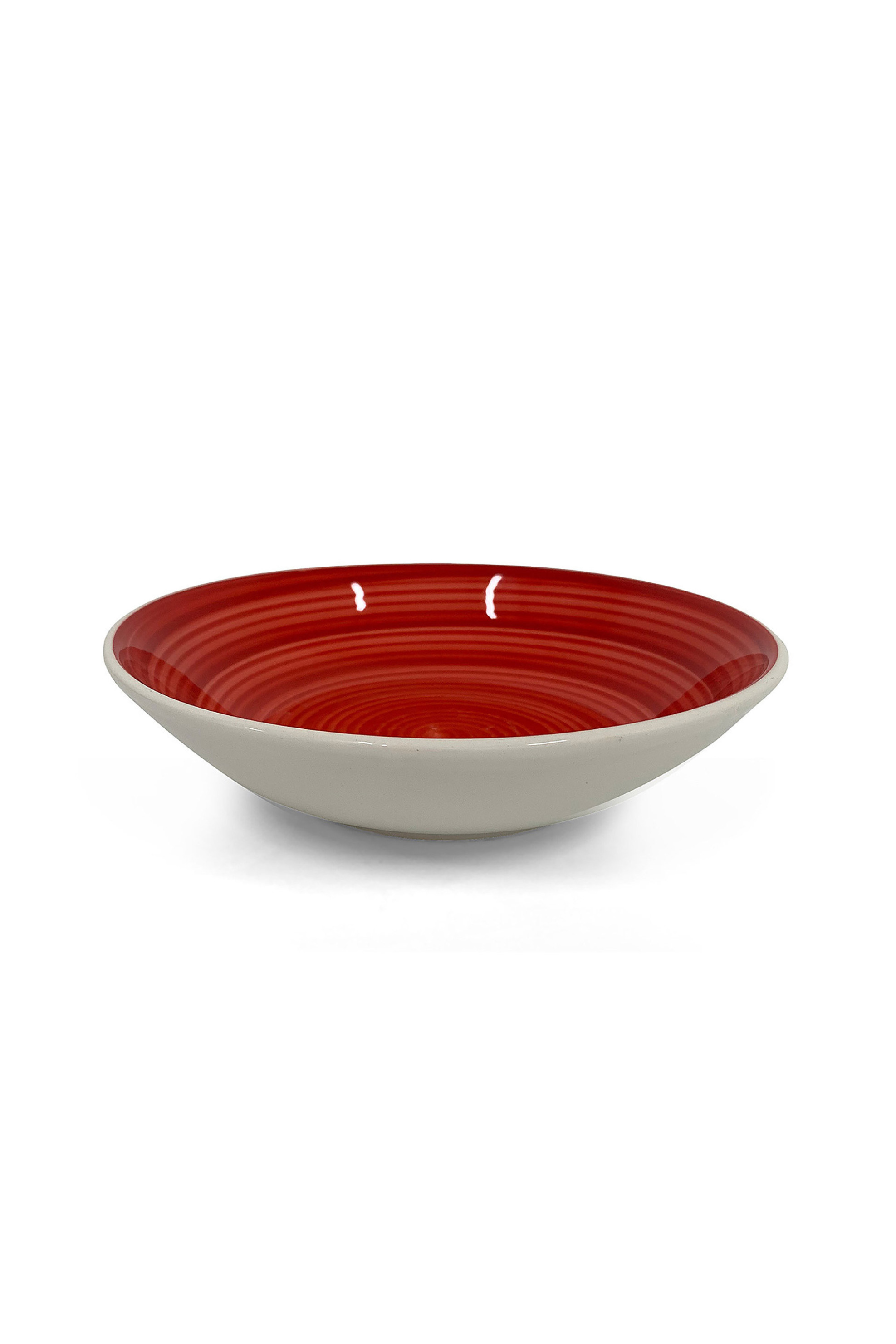 Home > ΚΟΥΖΙΝΑ > Πιάτα & Σερβίτσια Coincasa πιάτο σούπας κεραμικό με spiral σχέδιο 22 cm - 007269618 Κόκκινο