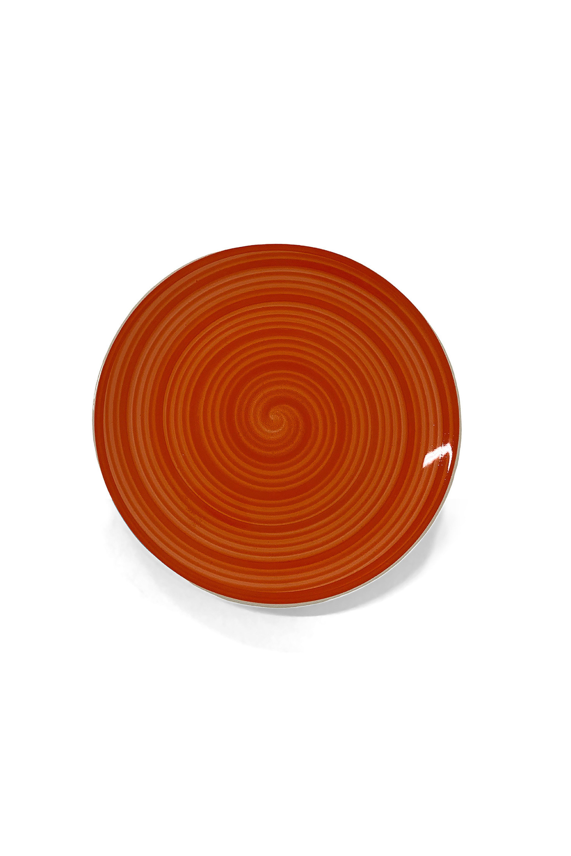 Home > ΚΟΥΖΙΝΑ > Πιάτα & Σερβίτσια Coincasa πιάτο φαγητού κεραμικό με spiral σχέδιο 26 cm - 007269622 Πορτοκαλί