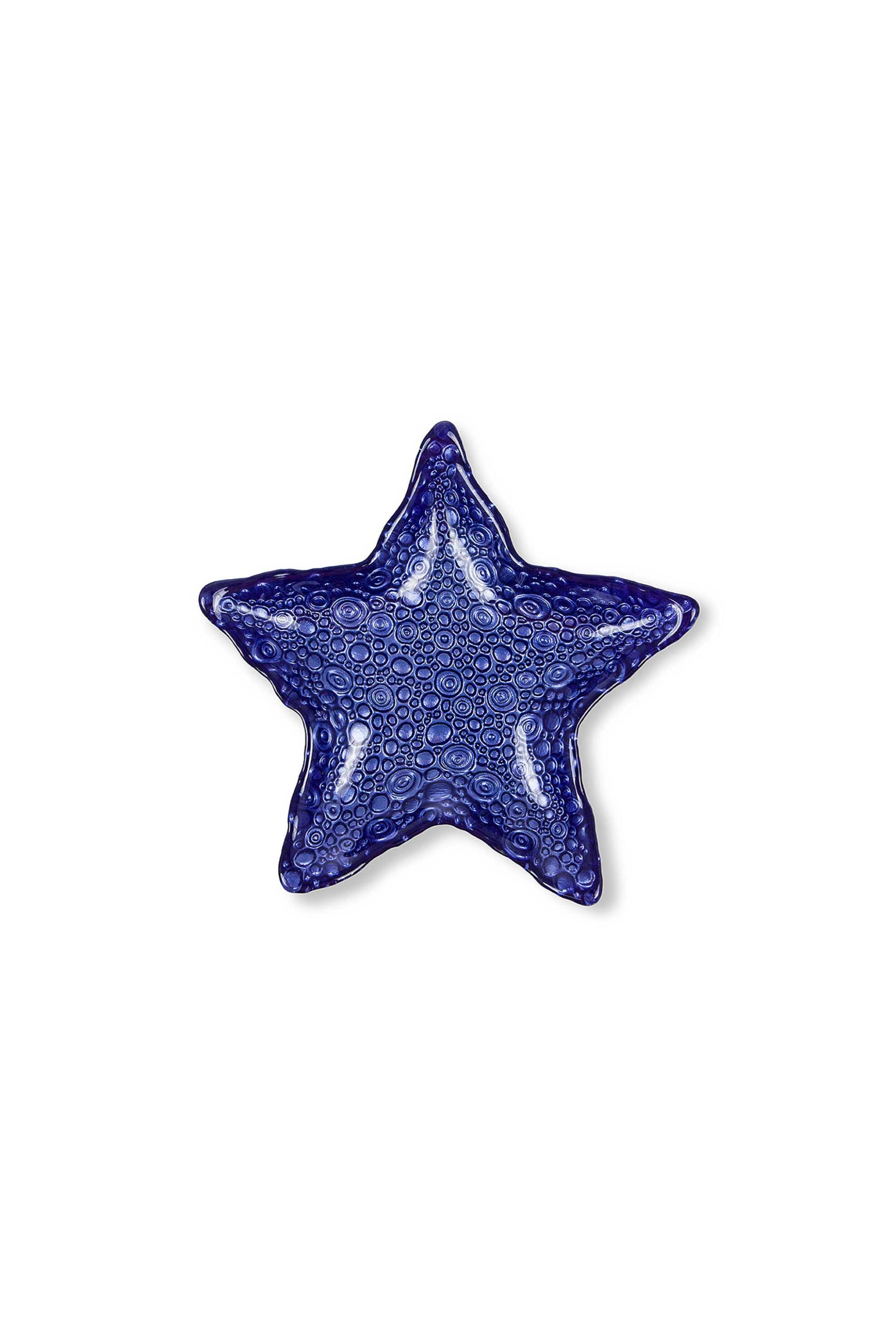 Home > ΚΟΥΖΙΝΑ > Είδη Σερβιρίσματος Coincasa γυάλινη πιατέλα σερβιρίσματος starfish 18 cm - 007358641 Μπλε