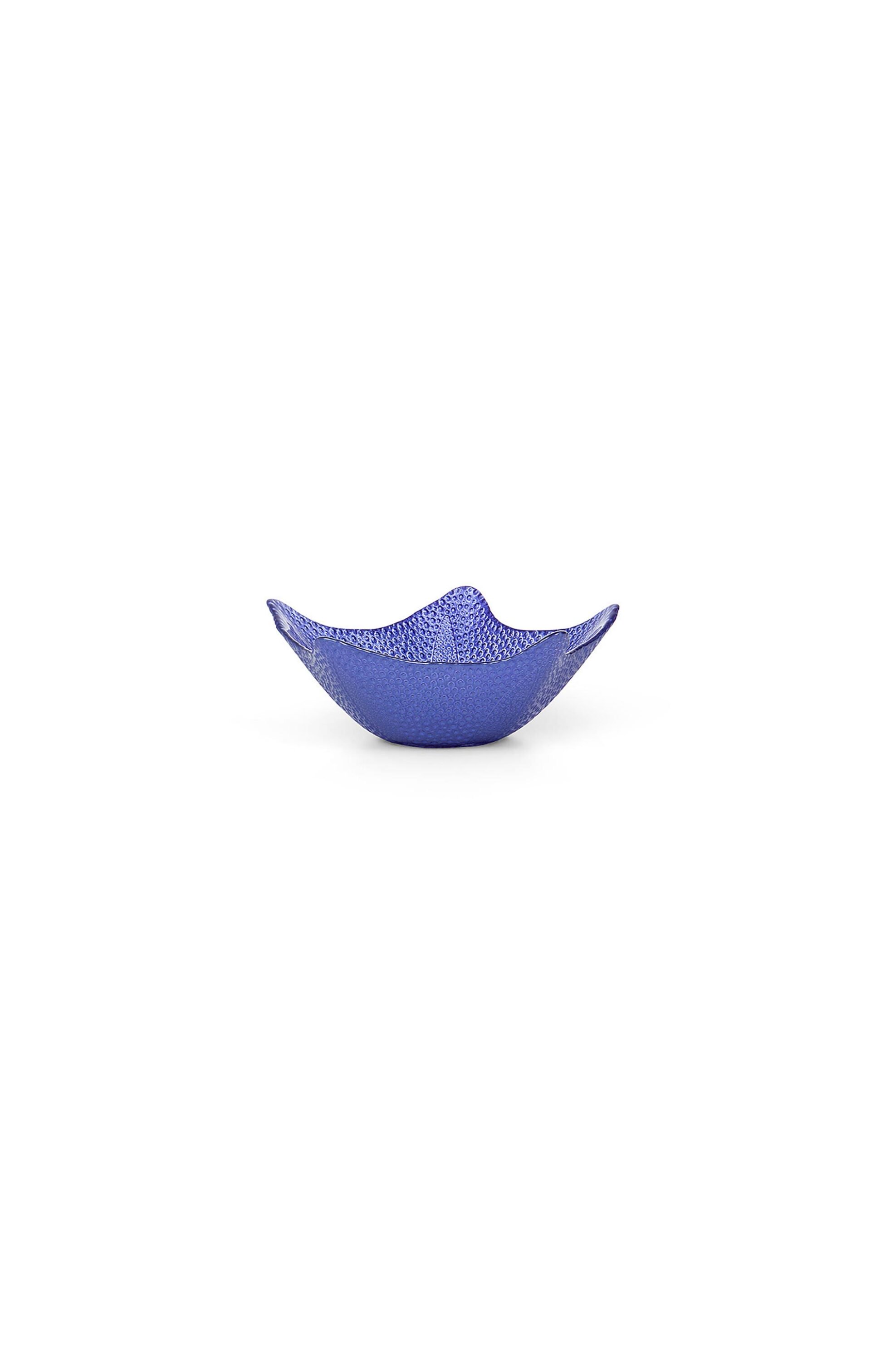Coincasa γυάλινο μπολ starfish 17 cm - 007358644 Μπλε