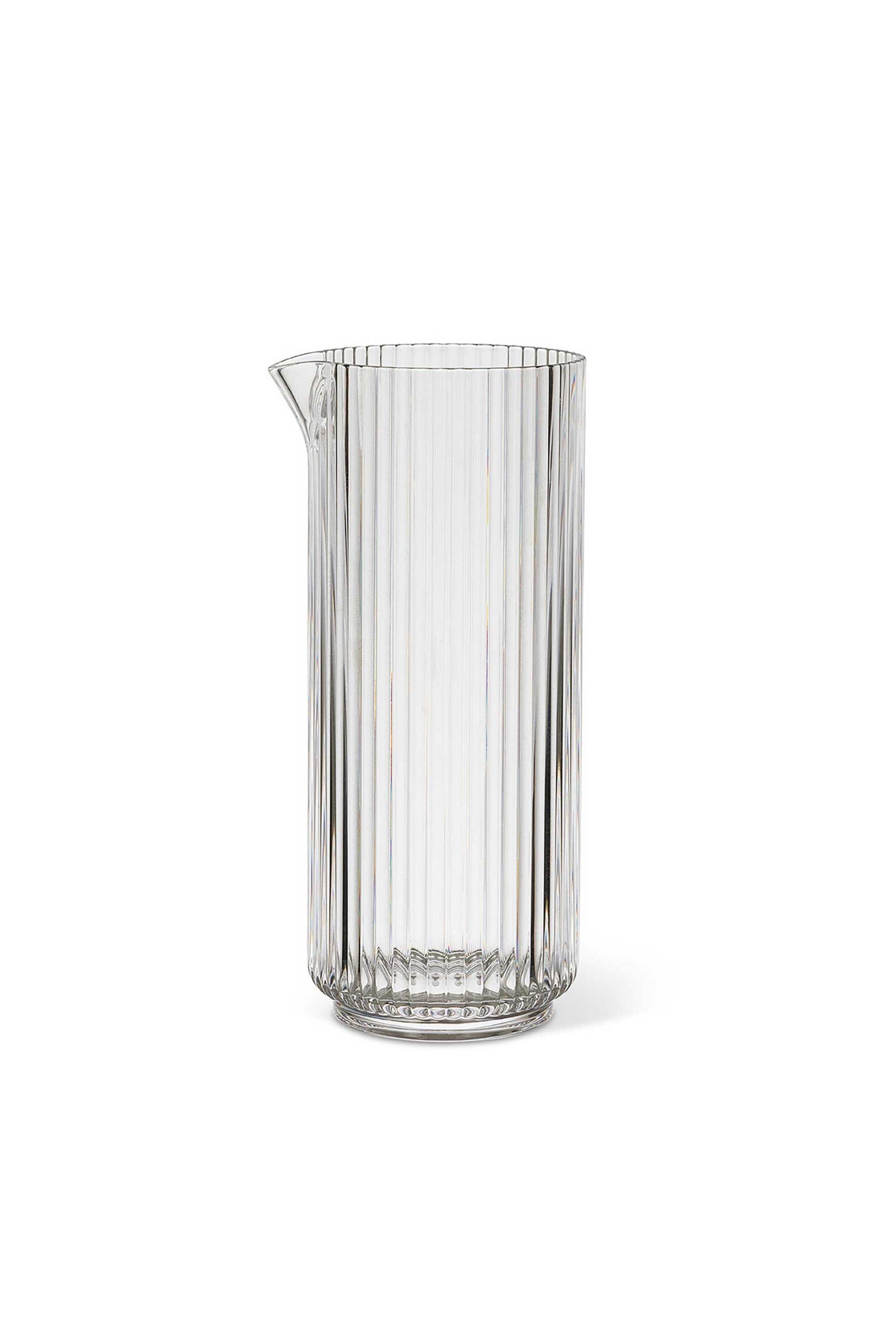 COINCASA Coincasa πλαστική κανάτα με striped effect 22 x 10 cm - 007365834 Διάφανο