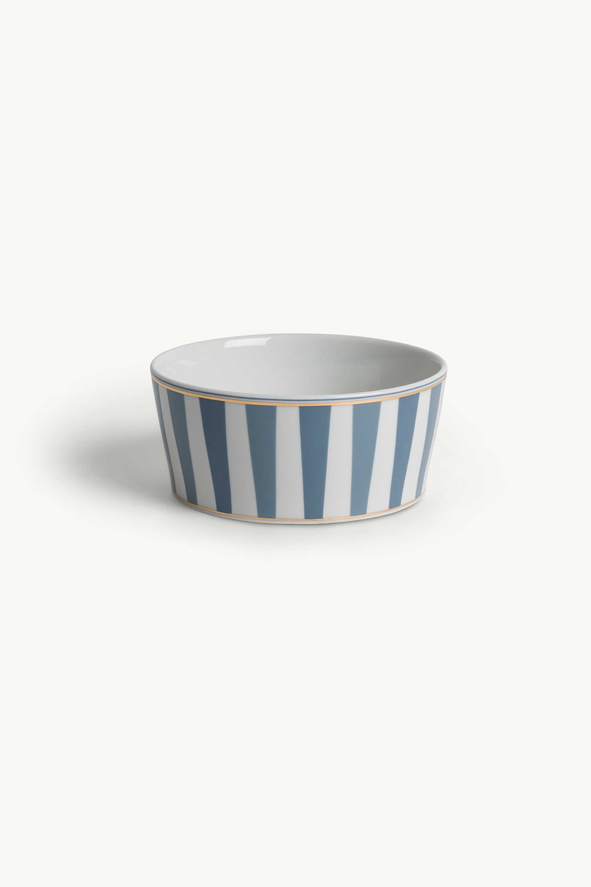 Coincasa μπολ από πορσελάνη με ριγέ σχέδιο 14 cm - 007492155 Γαλάζιο