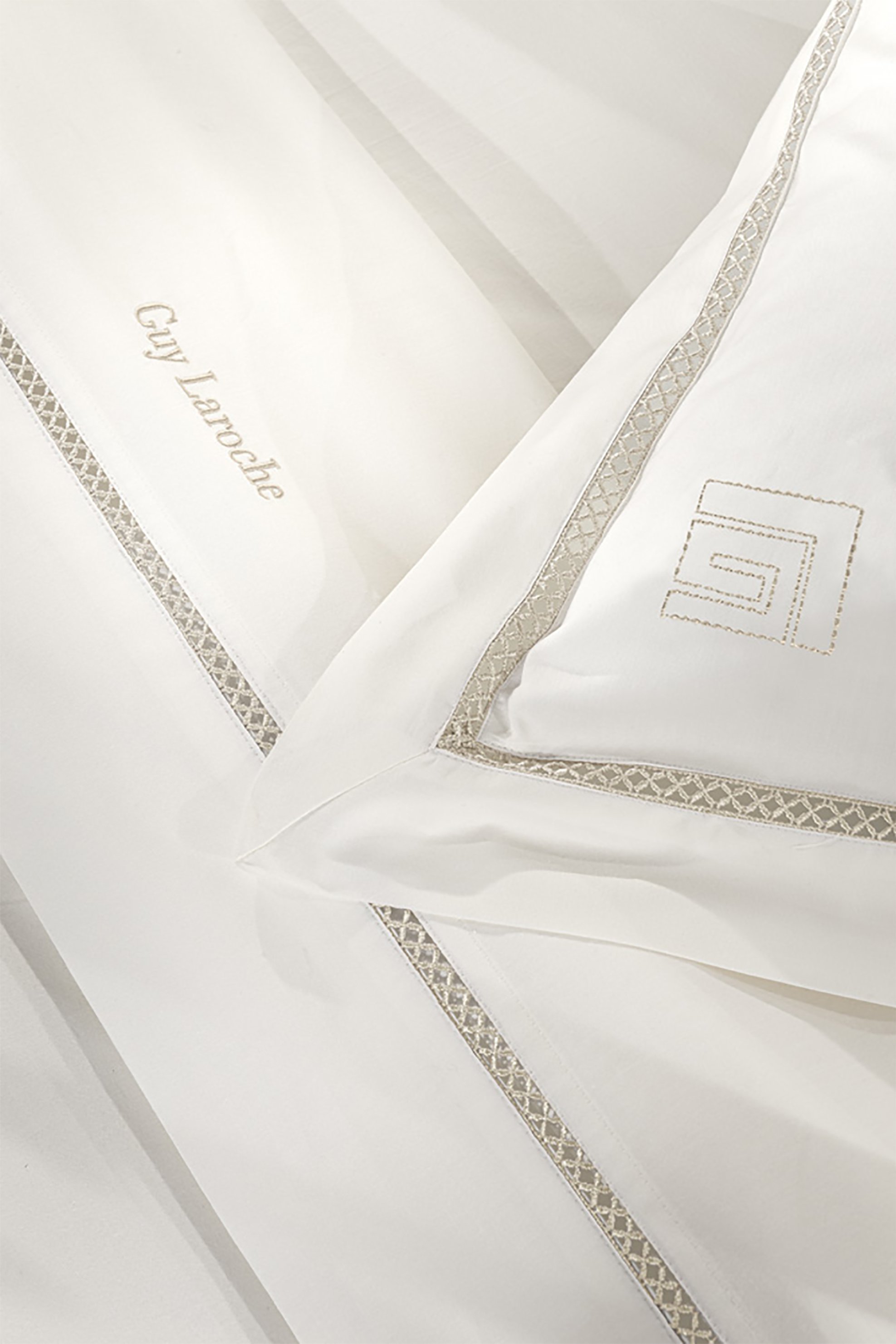 Guy Laroche σετ σεντόνια king size "Blend Ecru Ivory" (4 τεμάχια) - 1110092221041