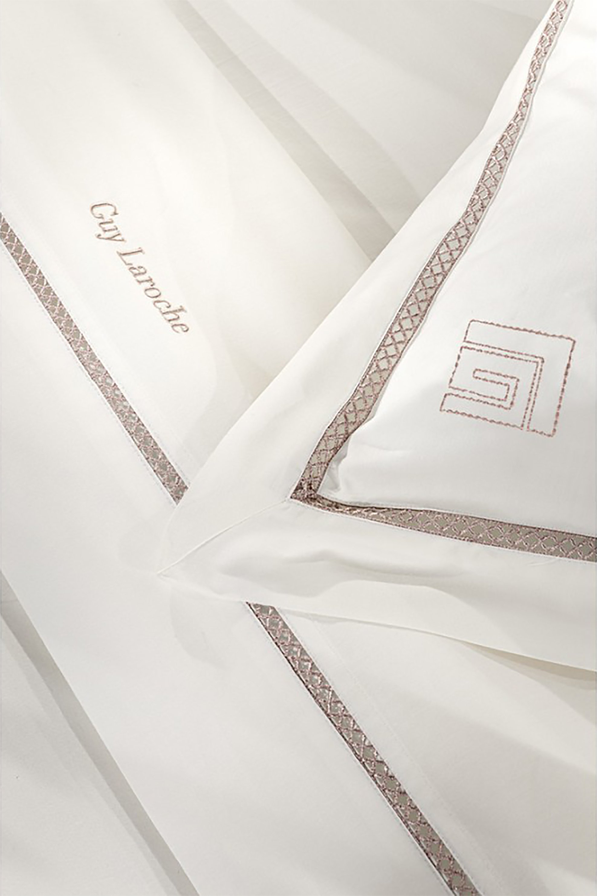 Guy Laroche σετ σεντόνια king size "Blend Amethyst Ivory" (4 τεμάχια) - 1110092221043