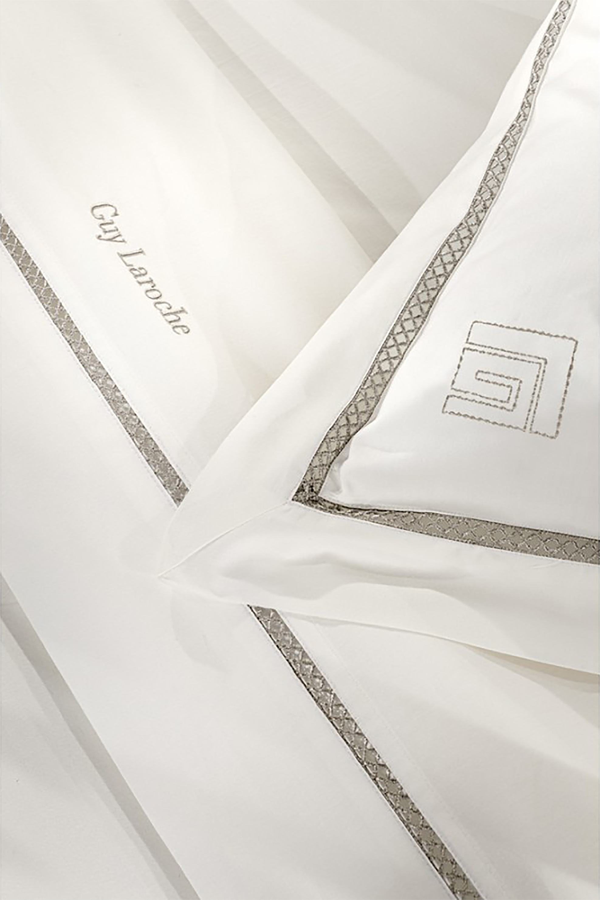 Guy Laroche σετ σεντόνια king size "Blend Taupe Ivory" (4 τεμάχια) - 1110092221044