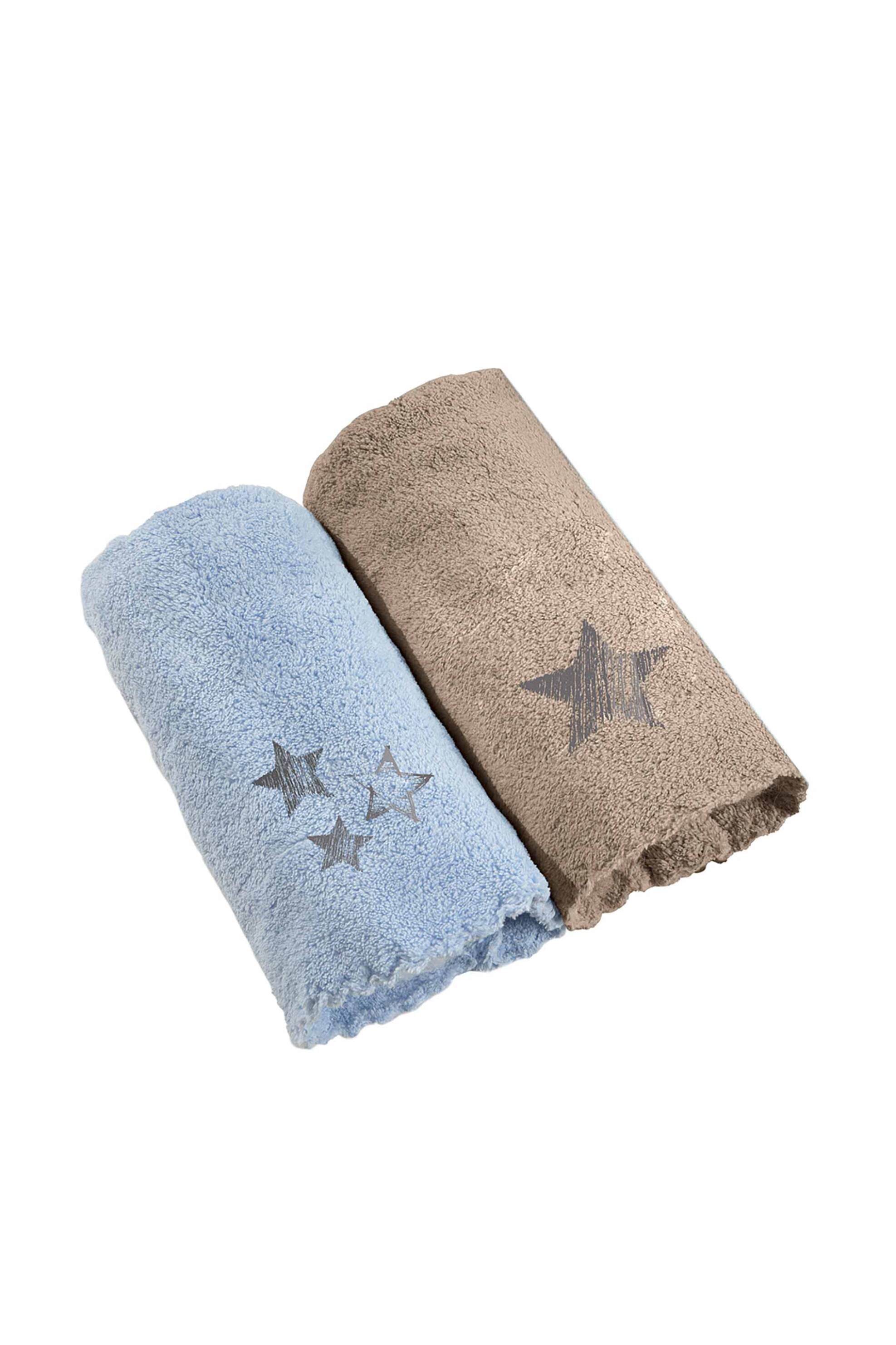 GUY LAROCHE Guy Laroche βρεφικό σετ πετσέτες με stars print και απαλή υφή 35 x 50 cm - 1122086222000