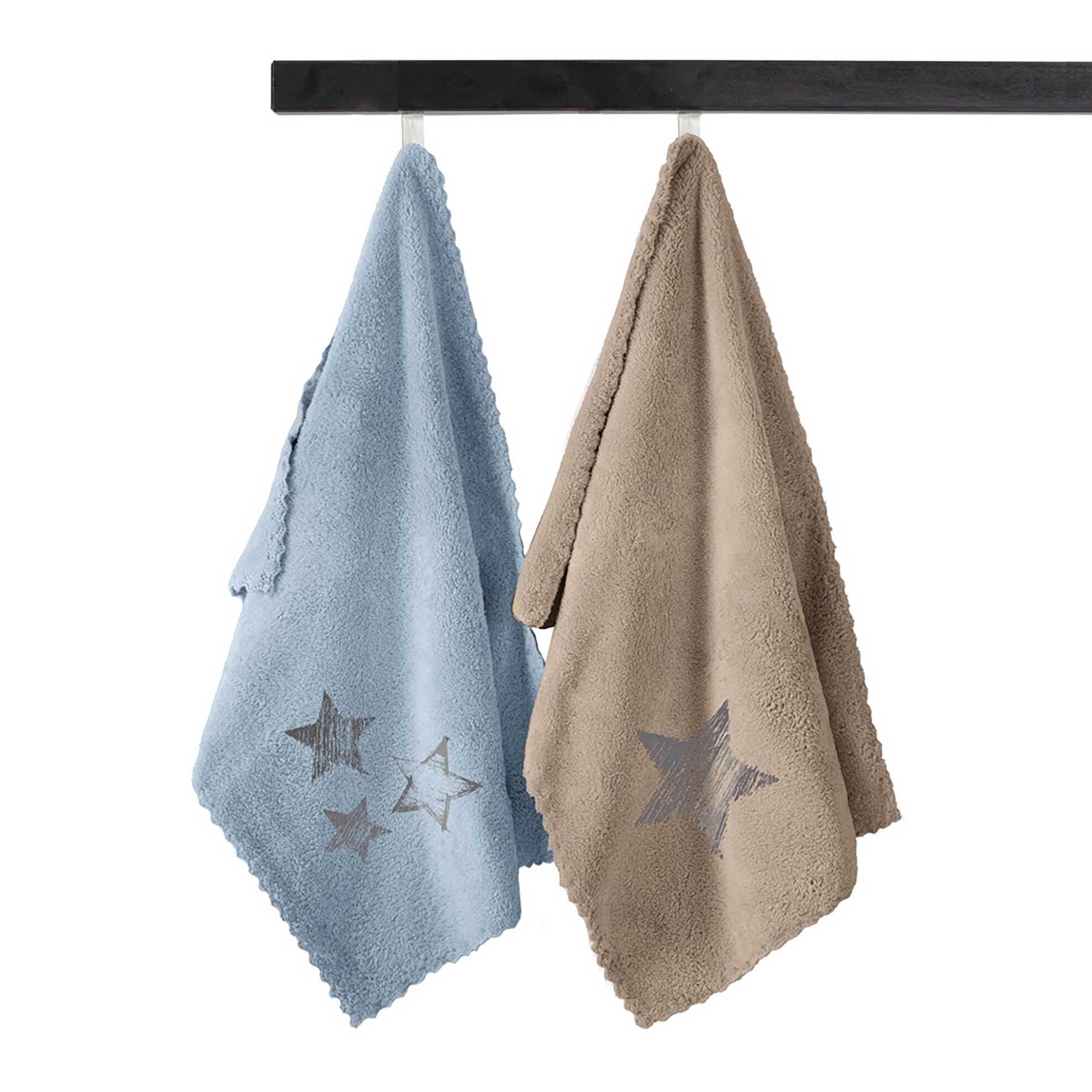Guy Laroche βρεφικό σετ πετσέτες με stars print και απαλή υφή 35 x 50 cm - 1122086222000 φωτογραφία