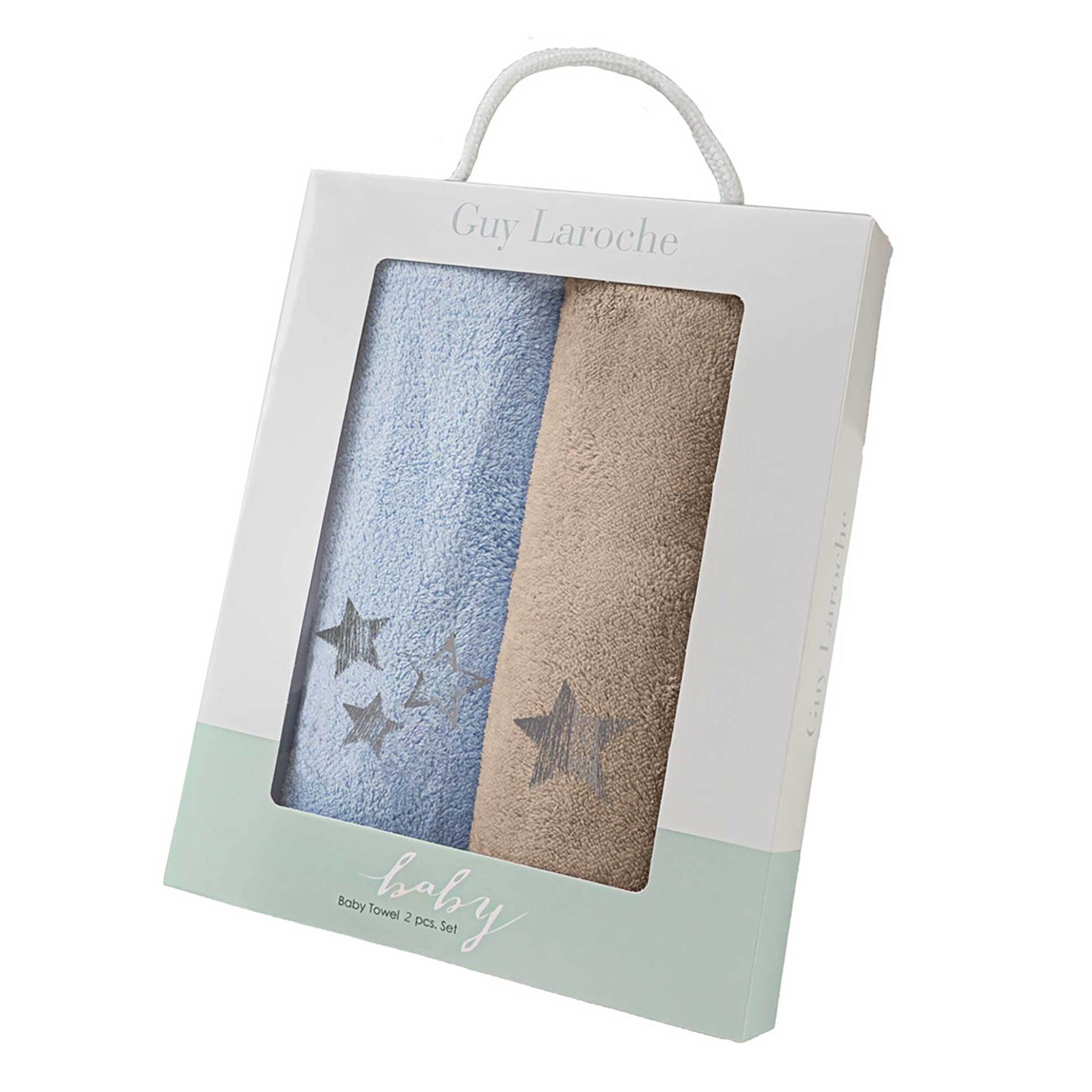 Guy Laroche βρεφικό σετ πετσέτες με stars print και απαλή υφή 35 x 50 cm - 1122086222000 φωτογραφία