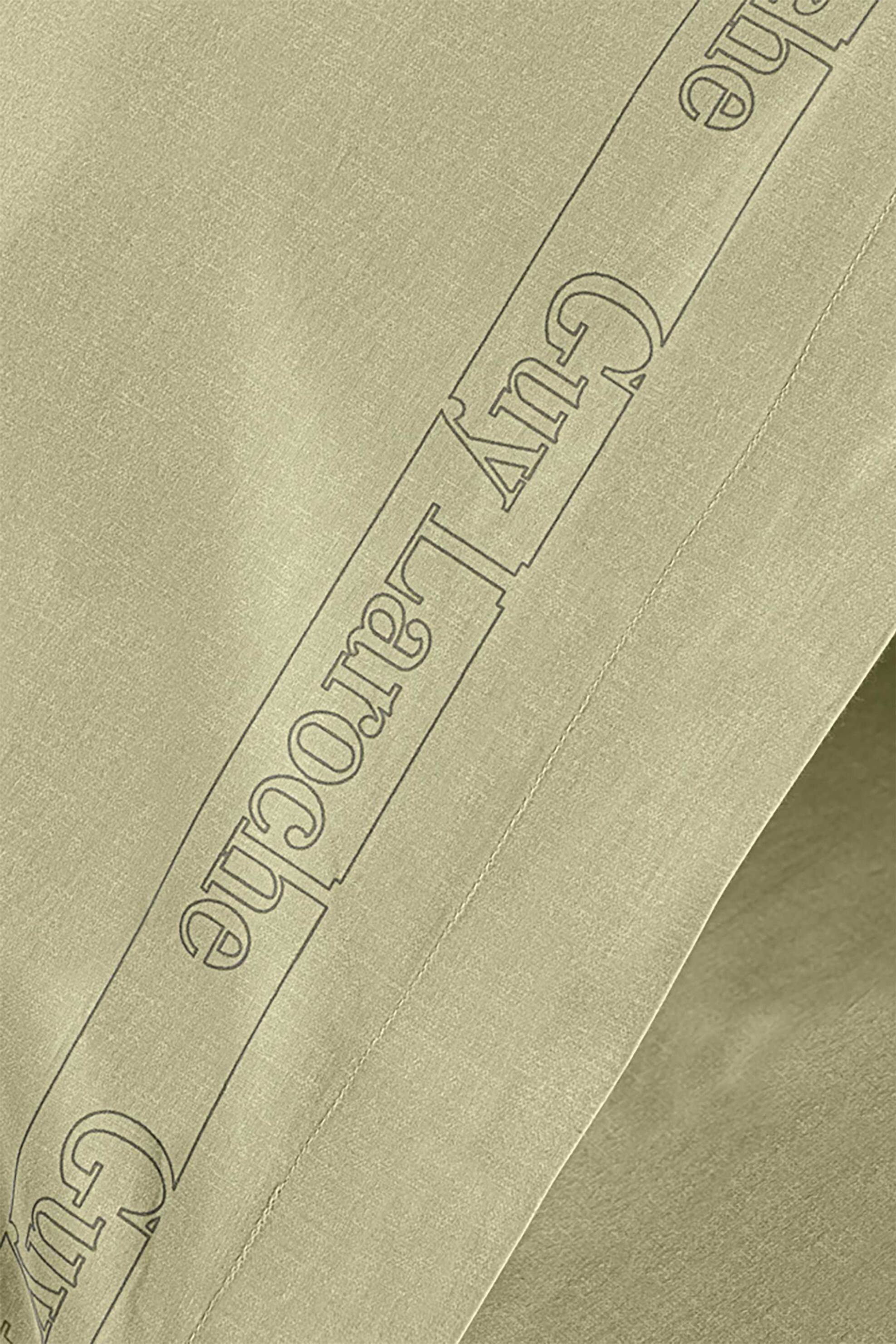 Guy Laroche σετ μαξιλαροθήκες βαμβακερές με logo print "Easy iron color plus olive" 50 x 70 cm - 1117092123014 φωτογραφία