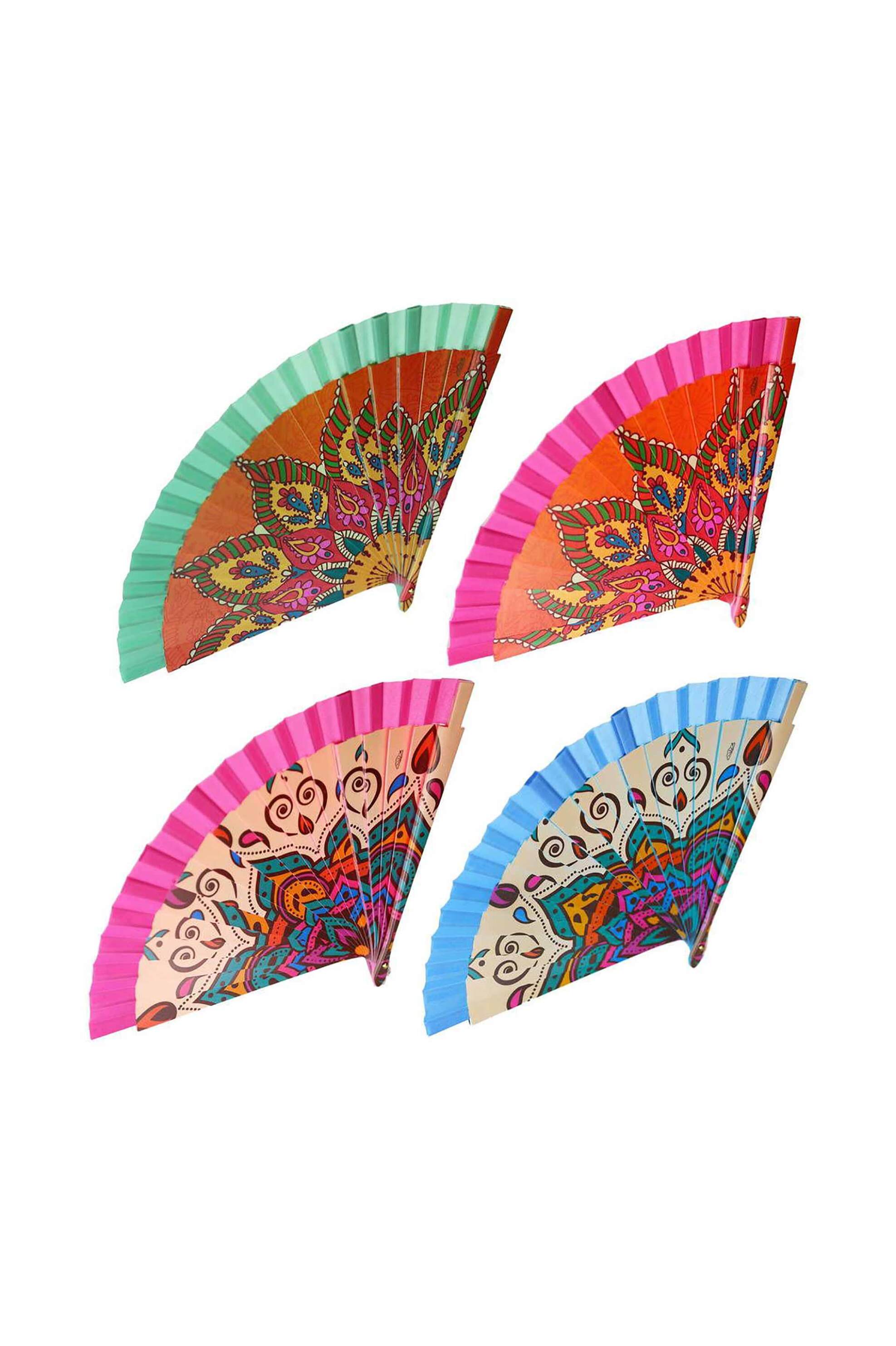 SYNCHRONIA Synchronia βεντάλια boho 23 cm - AT000059