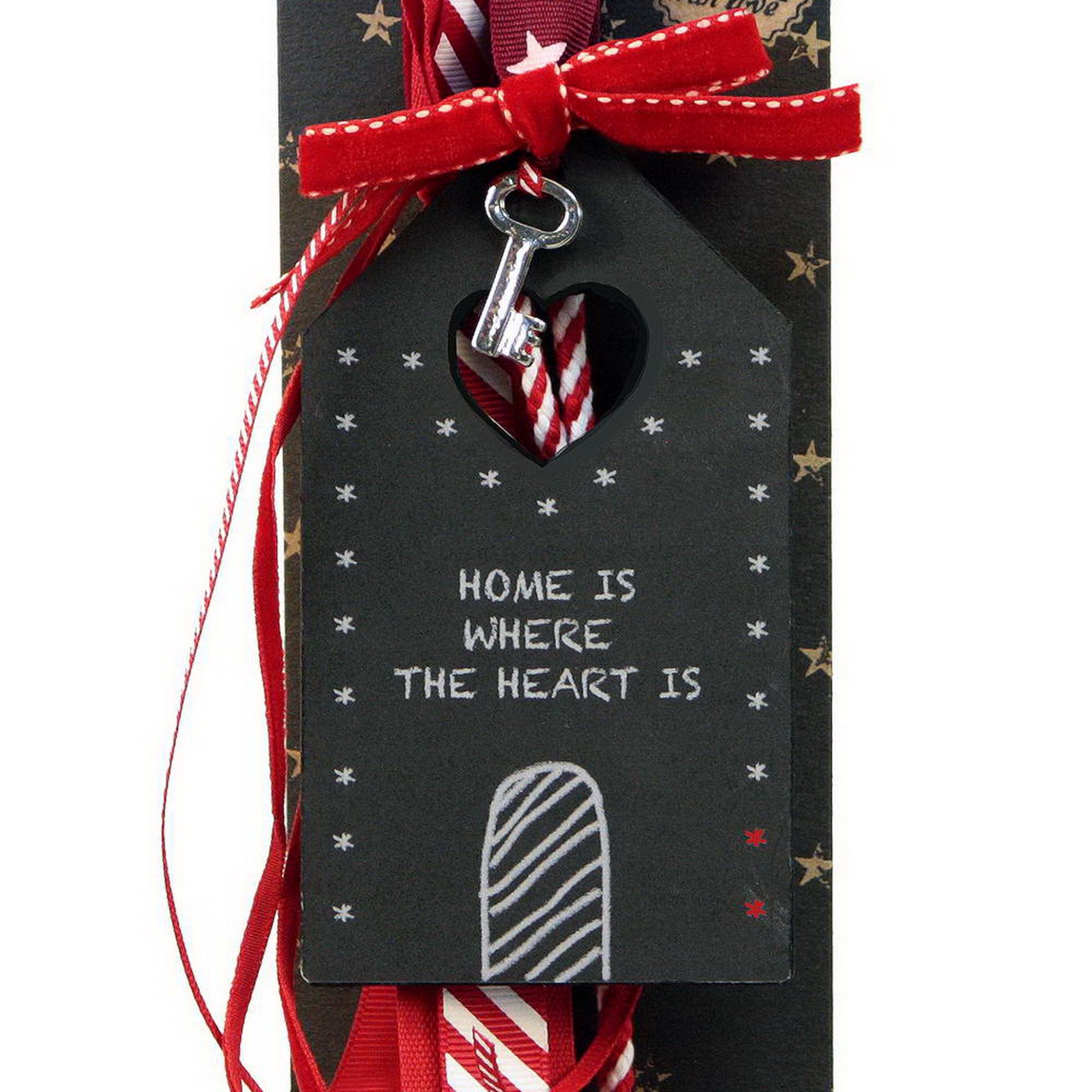 Synchronia χριστουγεννιάτικο γούρι στολίδι μαυροπίνακας - Σπίτι - LU20056C φωτογραφία