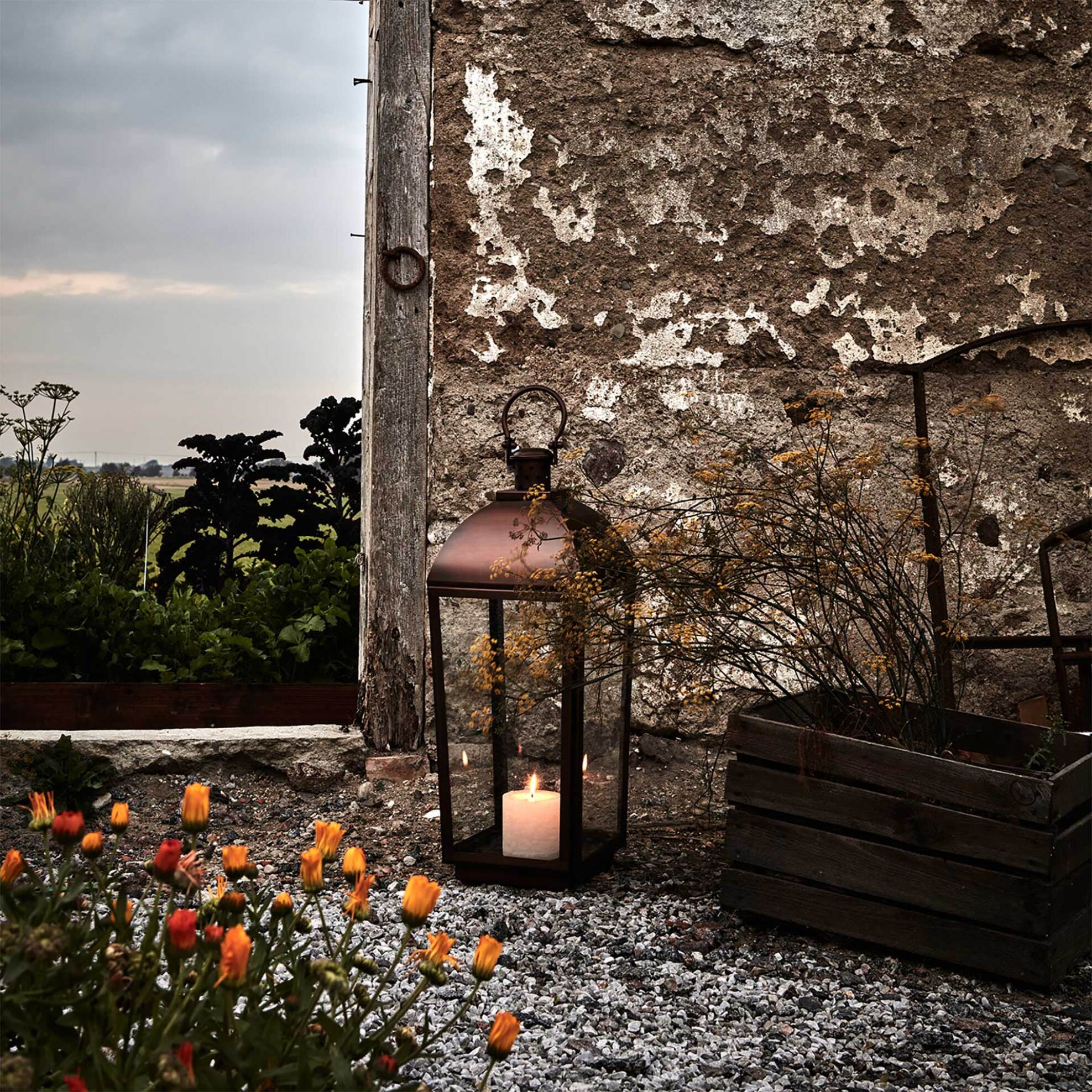 Affari of Sweden διακοσμητικό κηροπήγιο από σίδηρο "Clinton M" 27 x 28 x 64 / 75 cm - 848-565-00 φωτογραφία