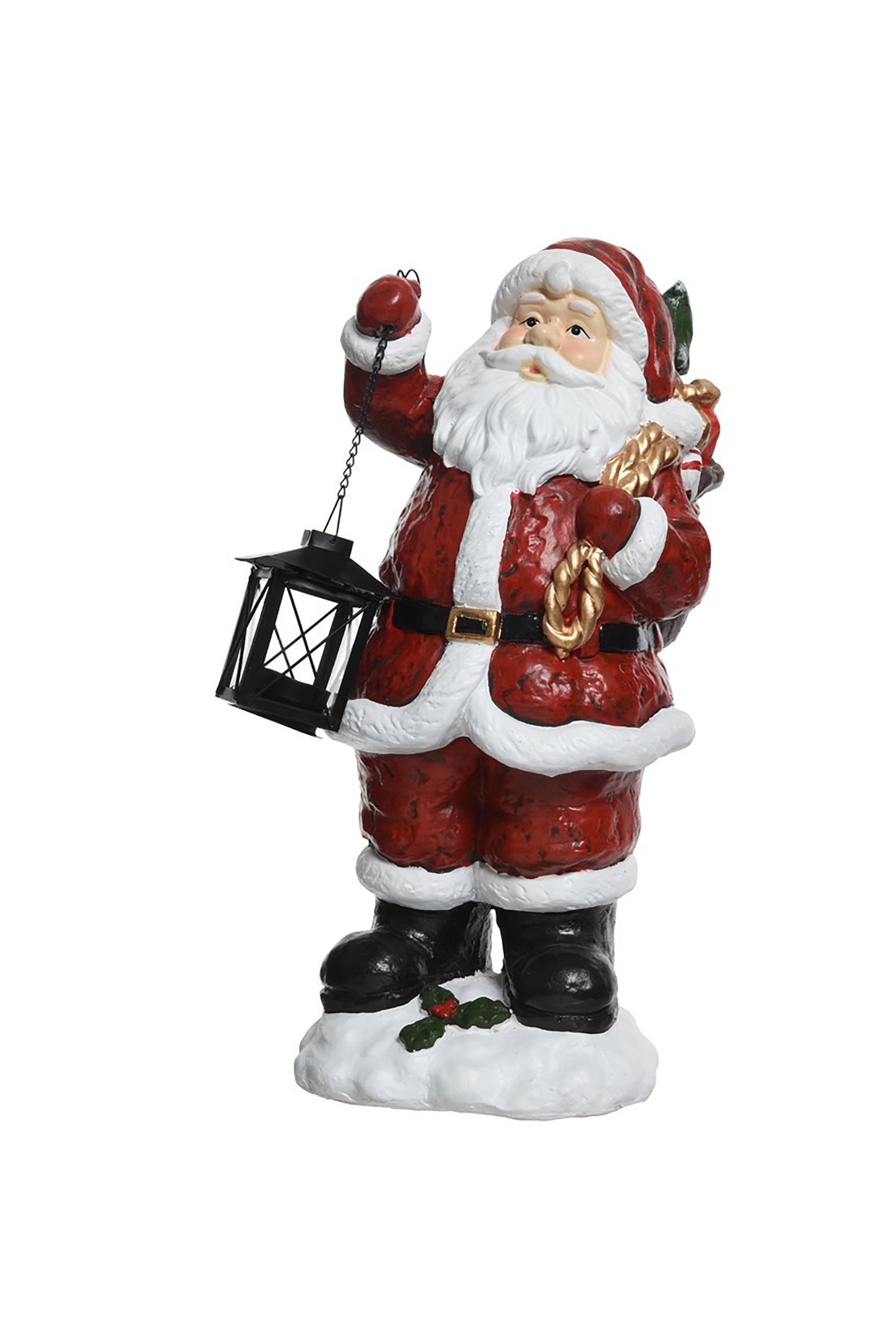 KAEMINGK Kaemingk χριστουγεννιάτικος διακοσμητικός Άγιος Βασίλης 26 χ 25 χ 46 cm - 535627