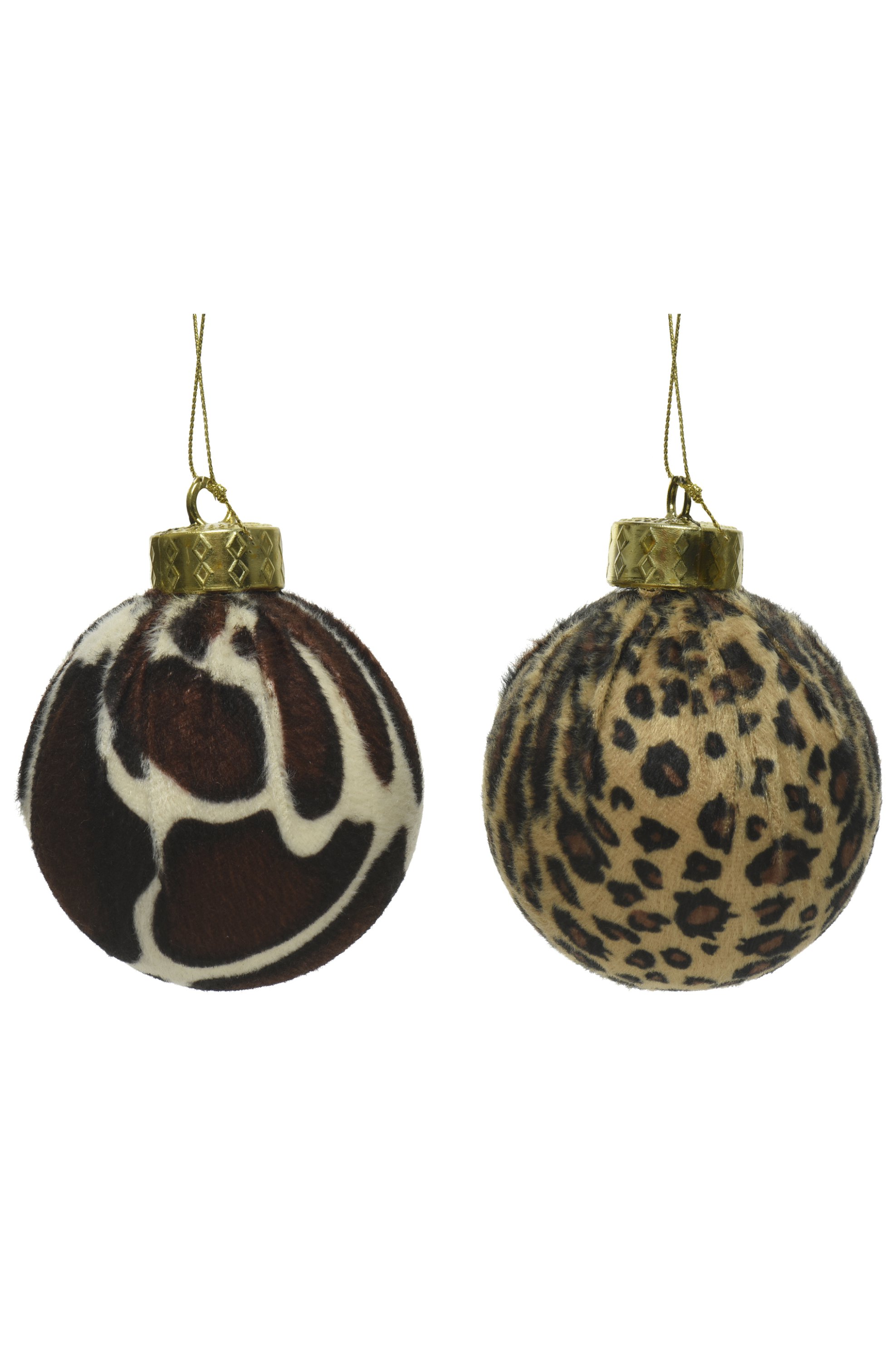 KAEMINGK Kaemingk χριστουγεννιάτικη μπάλα με animal print 8 cm - 452839