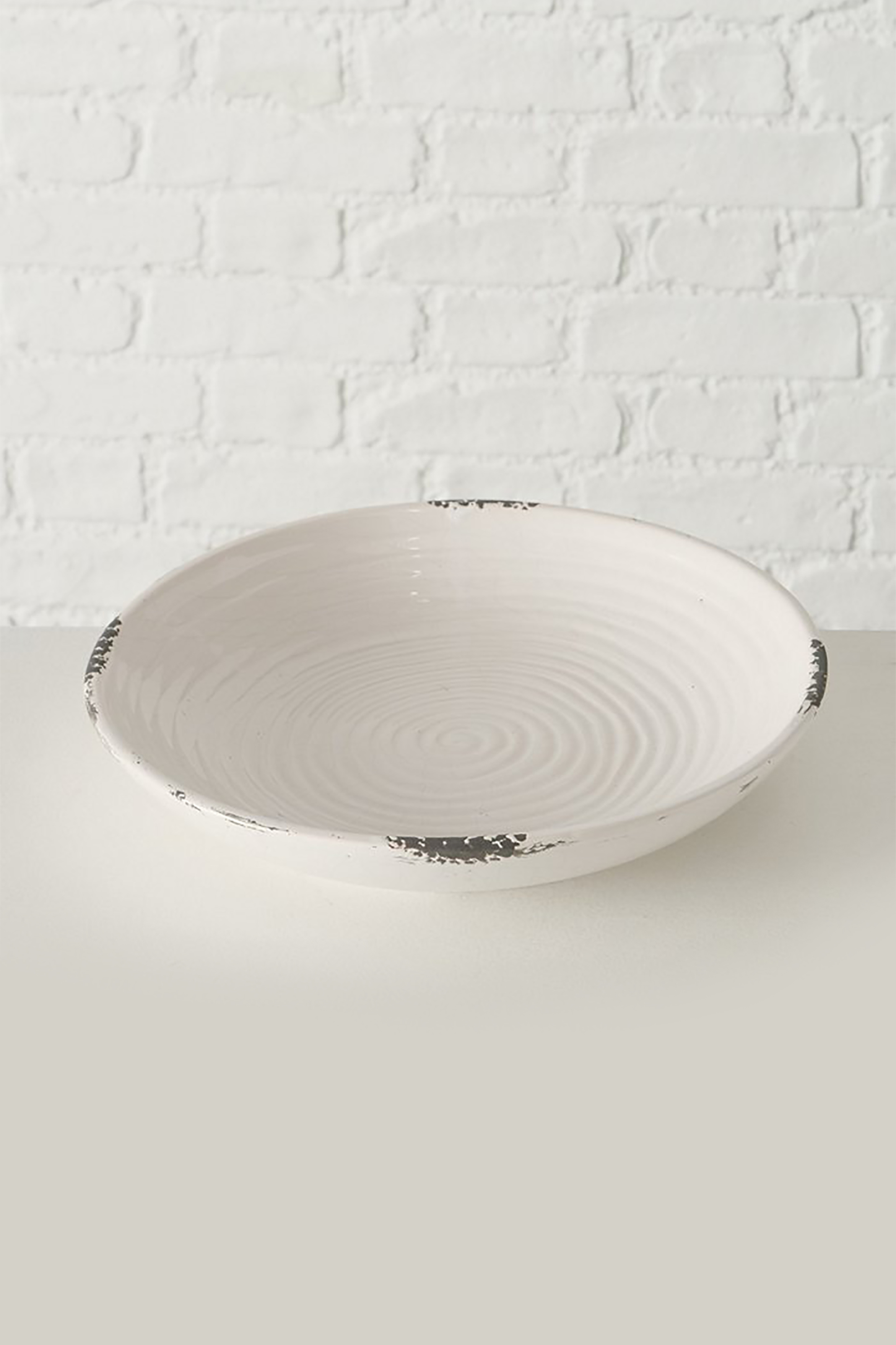 DOMUS HOMUS DOMUS HOMUS διακοσμητική πιατέλα με ανάγλυφο μοτίβο "Fina" 5 x 28 cm - 20-98-367