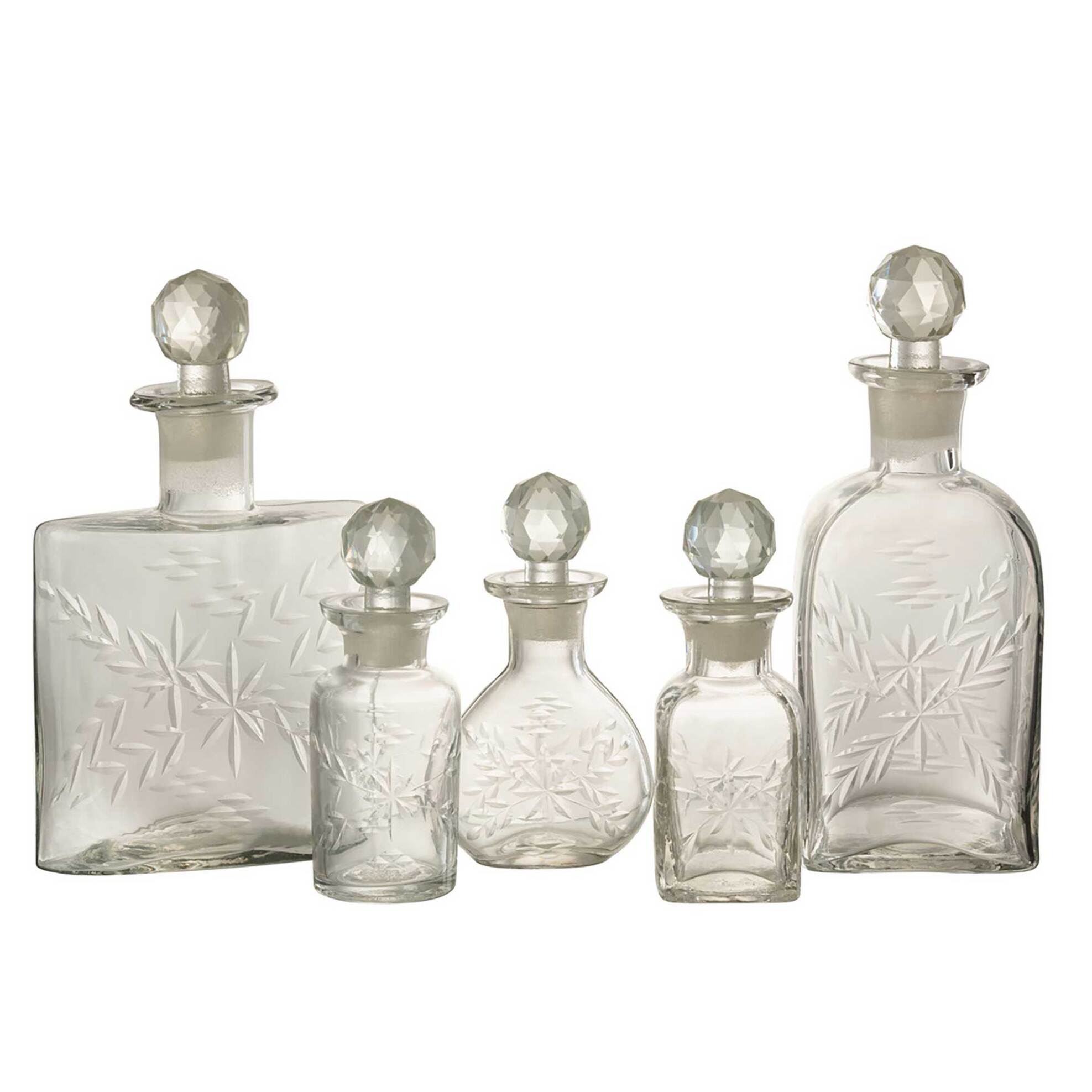 DOMUS HOMUS καράφα γυάλινη με σκάλισμα 21 x 29 cm - 20-97-567 φωτογραφία
