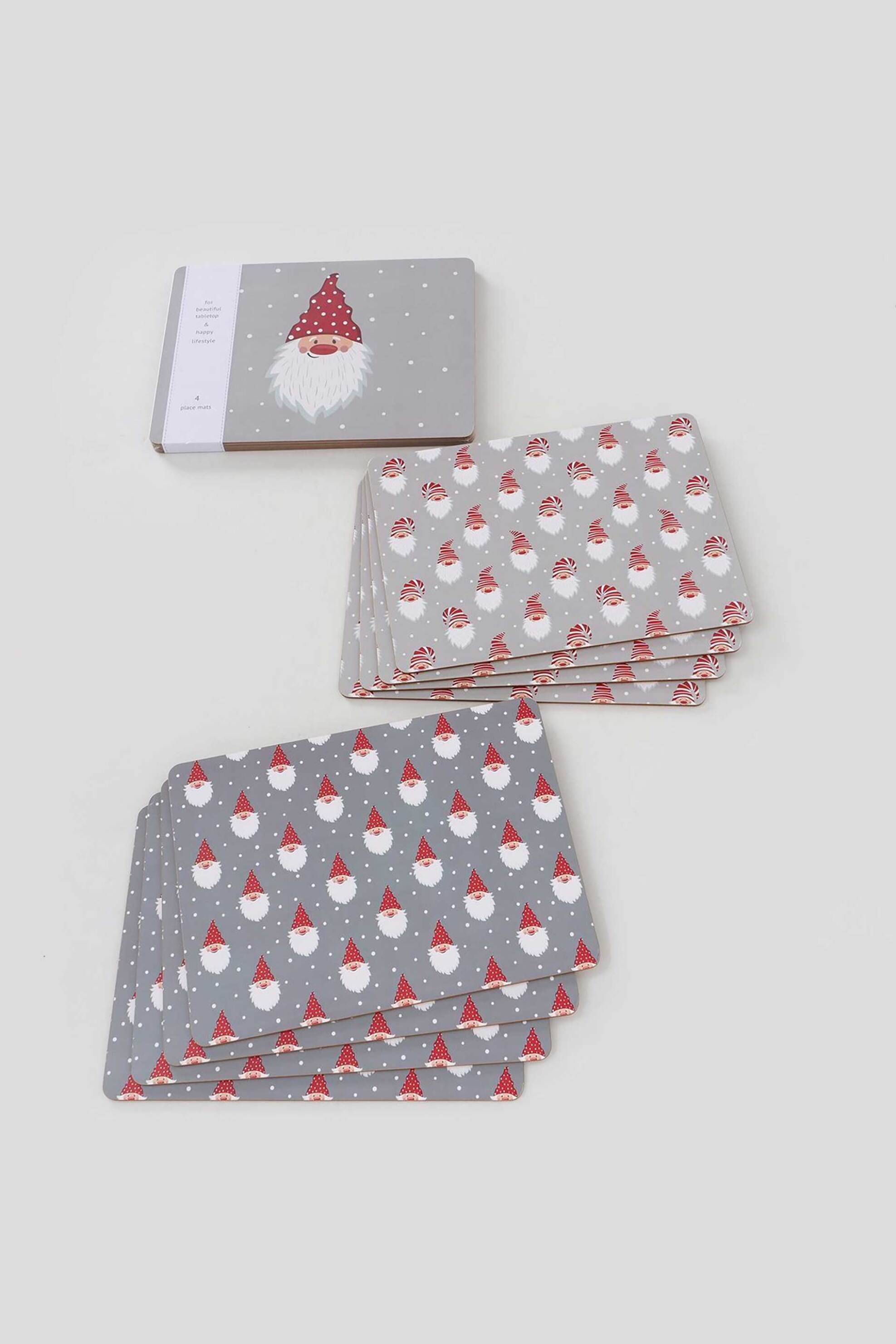 DOMUS HOMUS DOMUS HOMUS σετ χριστουγεννιάτικα σουπλά από ινοσανίδα με σχέδιο (4 τεμάχια) 40 x 30 x 2 cm - 20-23-009