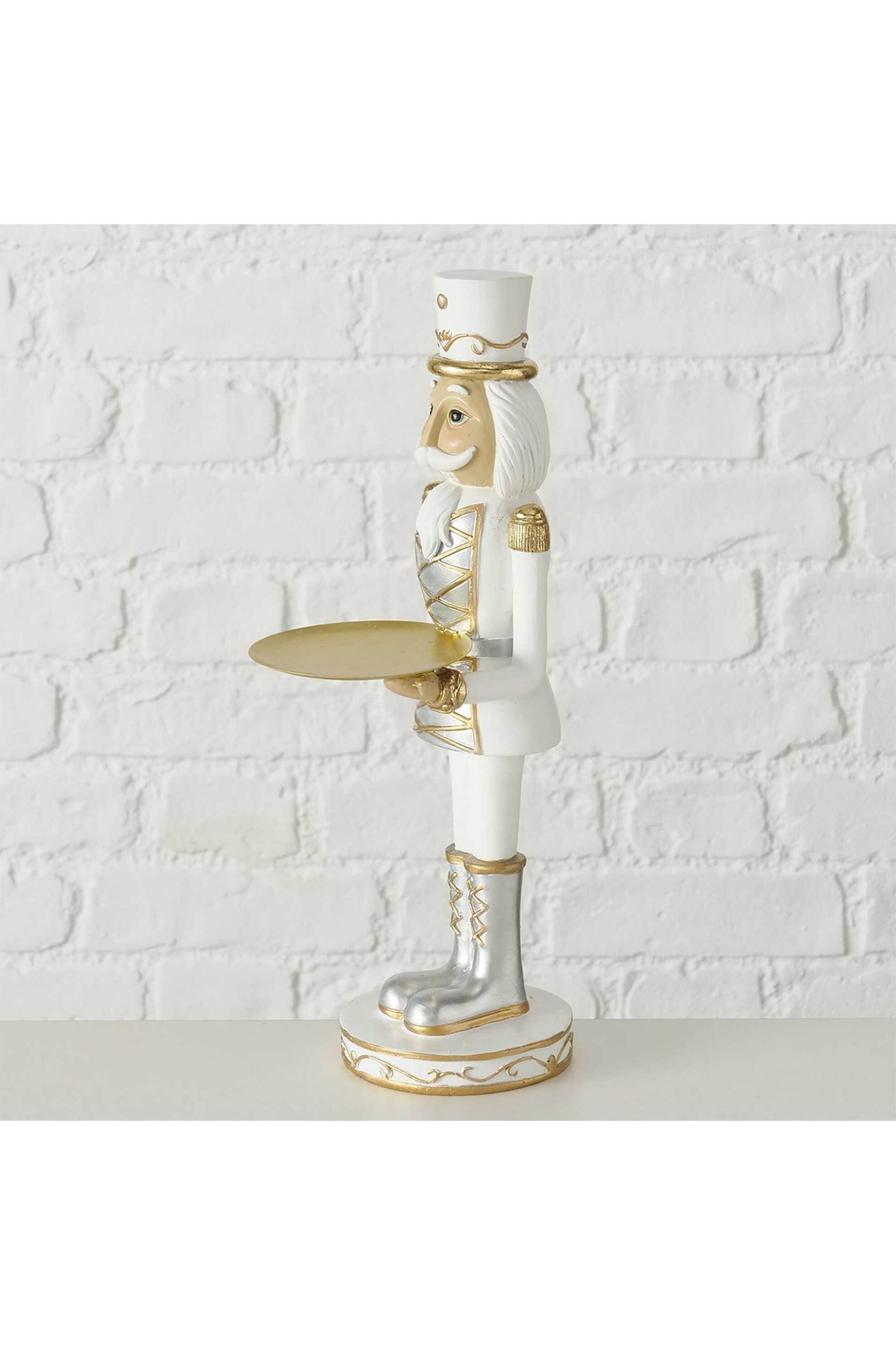 DOMUS HOMUS χριστουγεννιάτικη φιγούρα καρυοθραύστης από πολυρητίνη 11 x 15 x 35 cm - 20-23-465 φωτογραφία