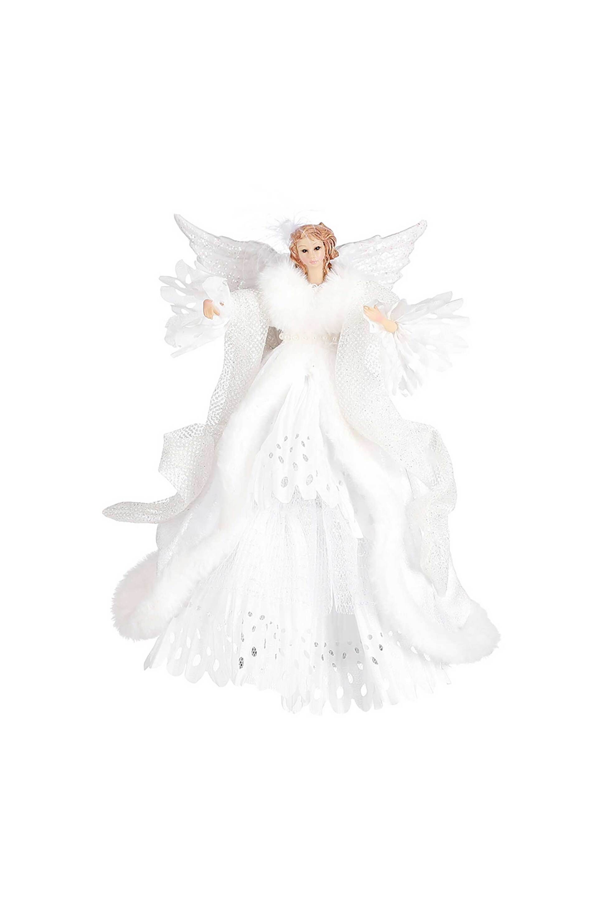 DOMUS HOMUS DOMUS HOMUS χριστουγεννιάτικη διακοσμητική φιγούρα άγγελος 24 x 10 x 34 cm - 20-27-756