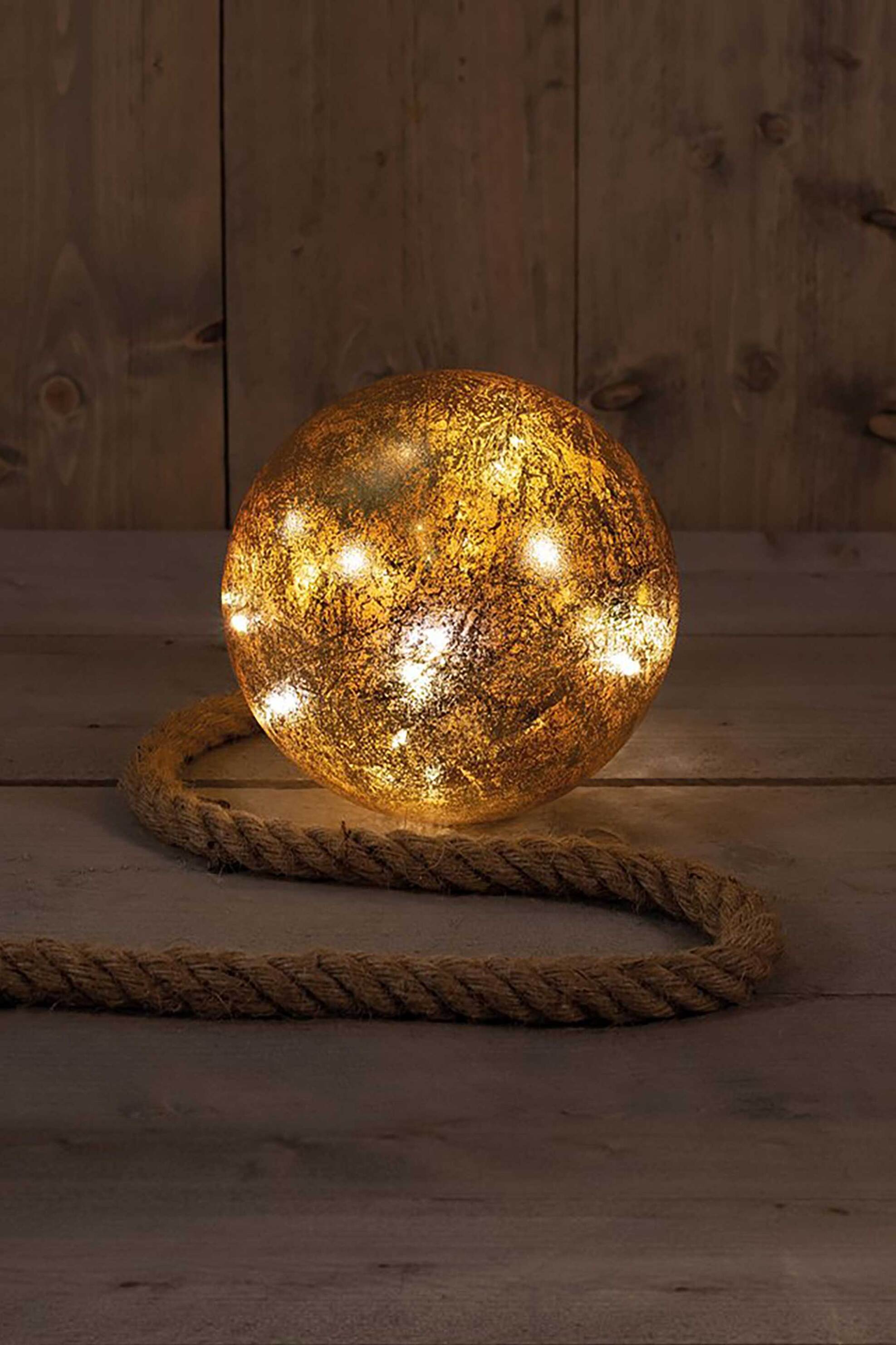 DOMUS HOMUS DOMUS HOMUS χριστουγεννιάτικη γυάλινη μπάλα με σχοινί 18 cm - 20-19-525