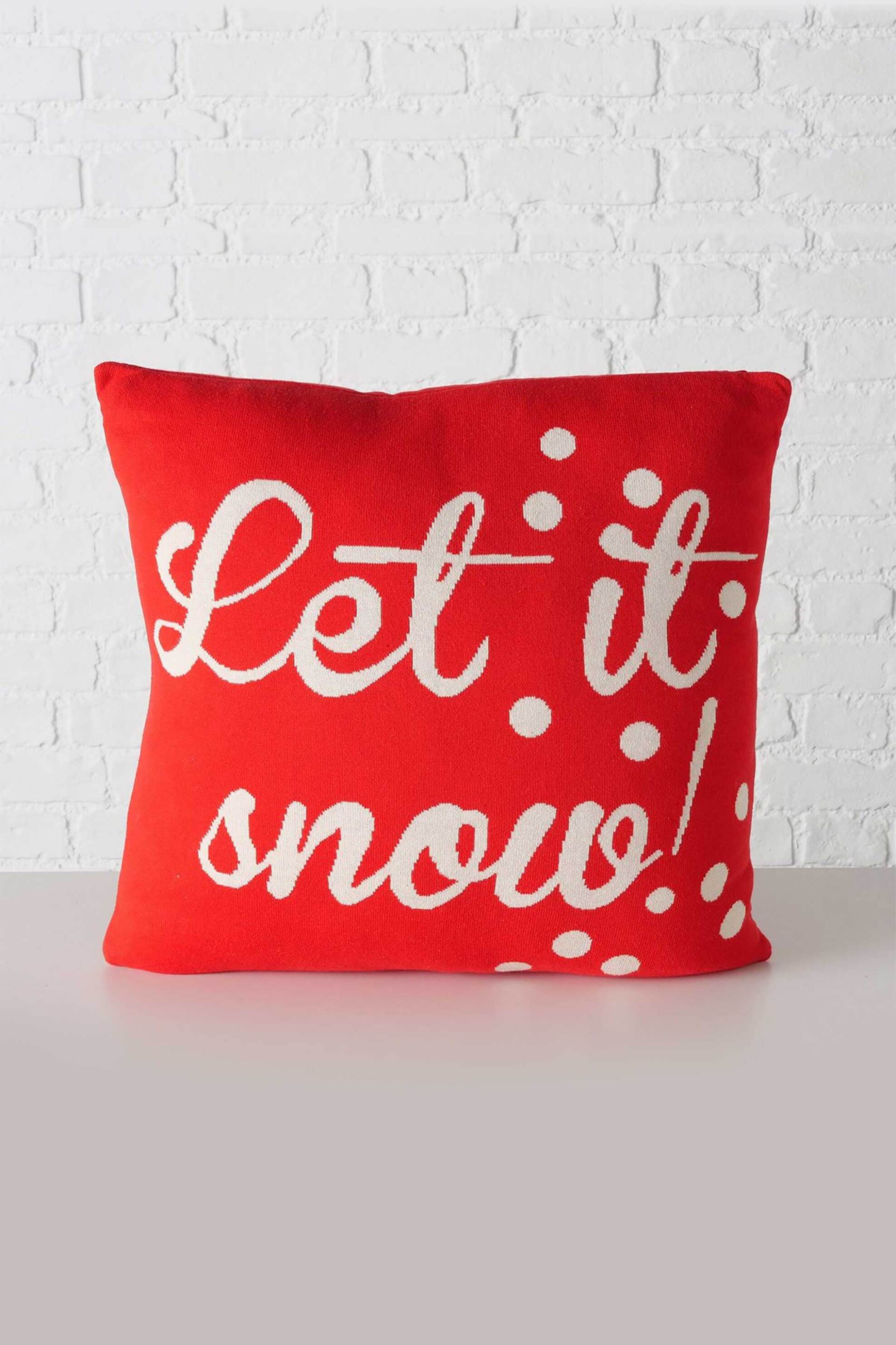 DOMUS HOMUS DOMUS HOMUS χριστουγεννιάτικο διακοσμητικό μαξιλάρι με σχέδιο 50 x 50 x 20 cm - 20-25-136