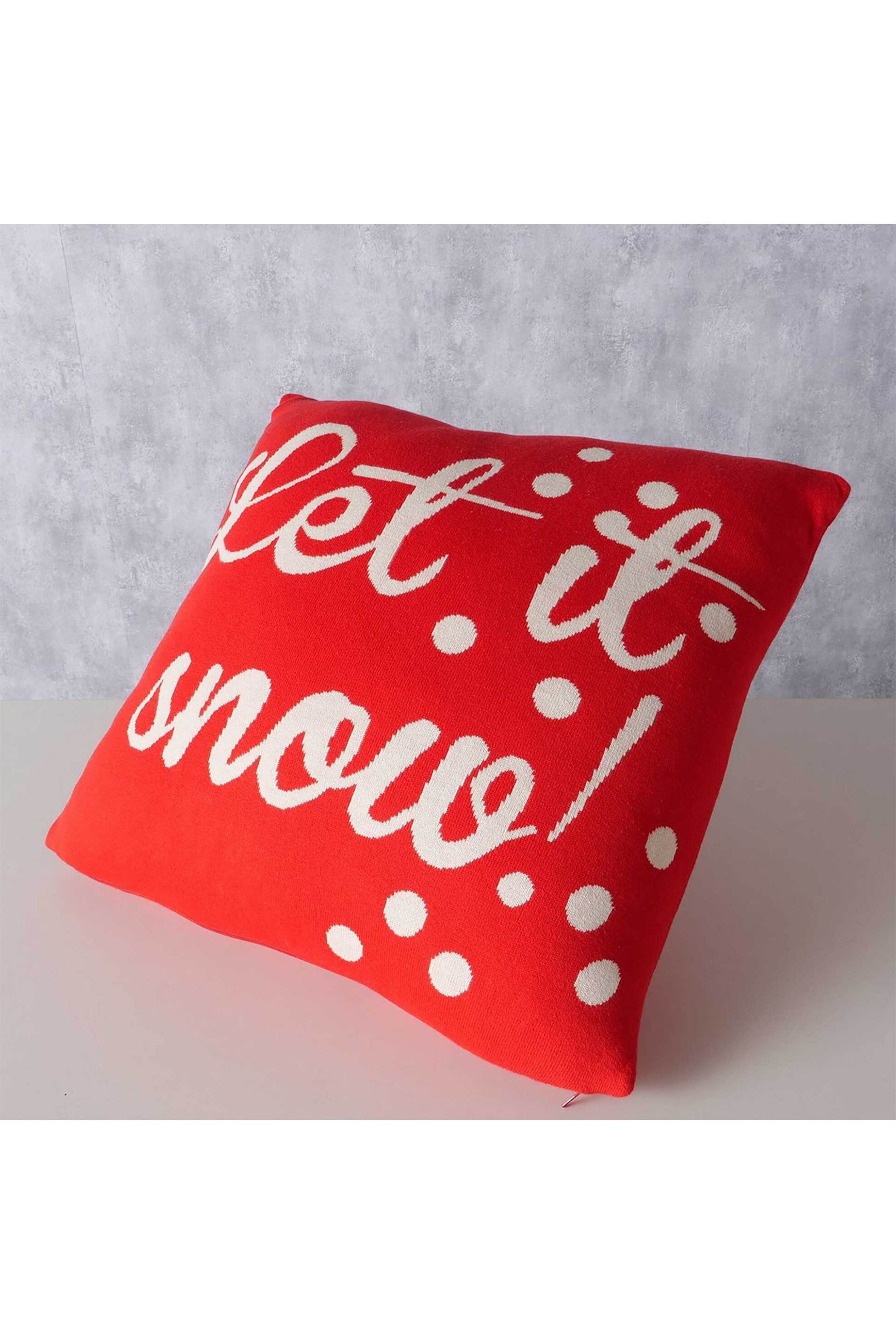 DOMUS HOMUS χριστουγεννιάτικο διακοσμητικό μαξιλάρι με σχέδιο 50 x 50 x 20 cm - 20-25-136 φωτογραφία