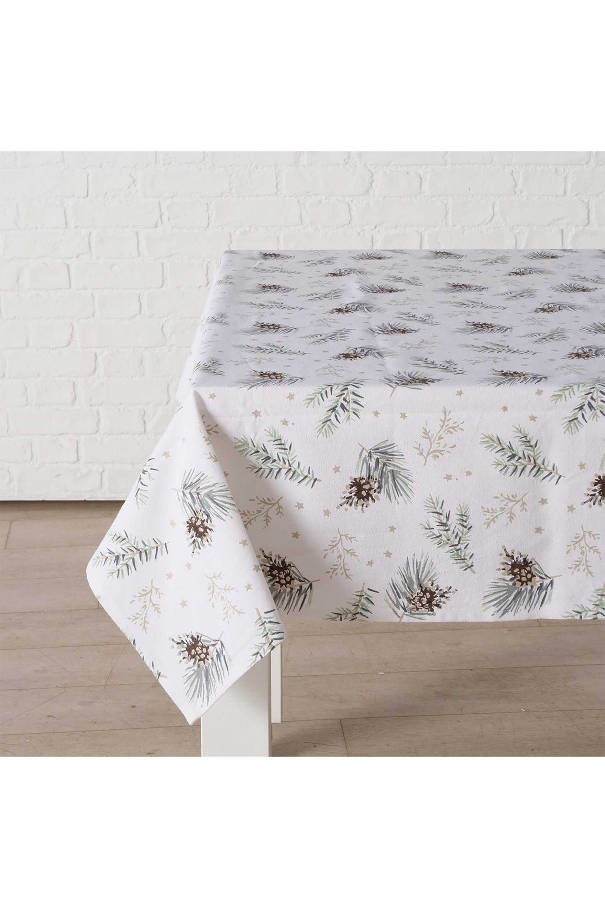 DOMUS HOMUS χριστουγεννιάτικο τραπεζομάντηλο βαμβακερό με σχέδιο 178 x 138 cm - 20-25-148 φωτογραφία