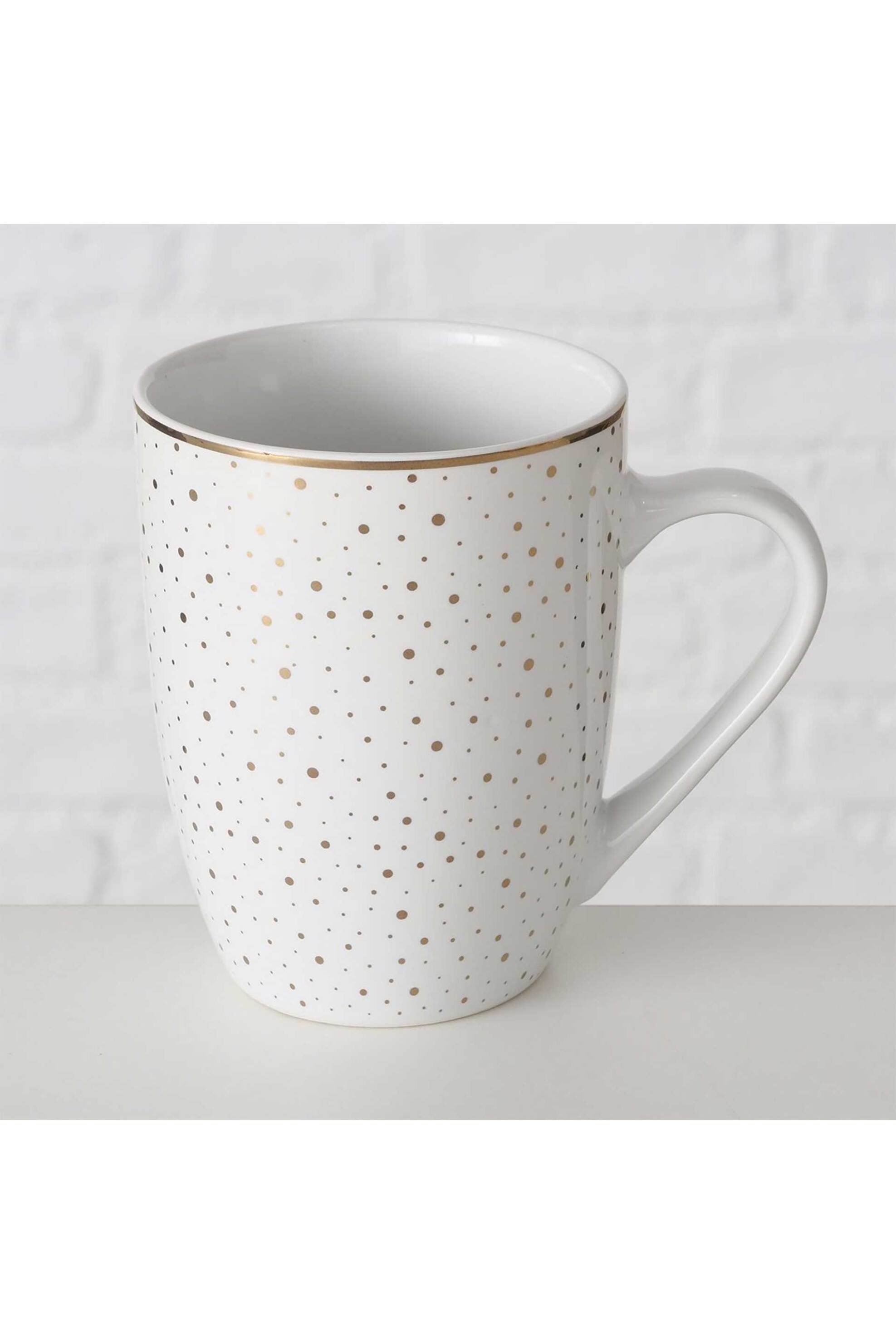 DOMUS HOMUS χριστουγεννιάτικη κούπα από πορσελάνη με σχέδιο 12 x 8 x 11 cm - 20-25-234 φωτογραφία