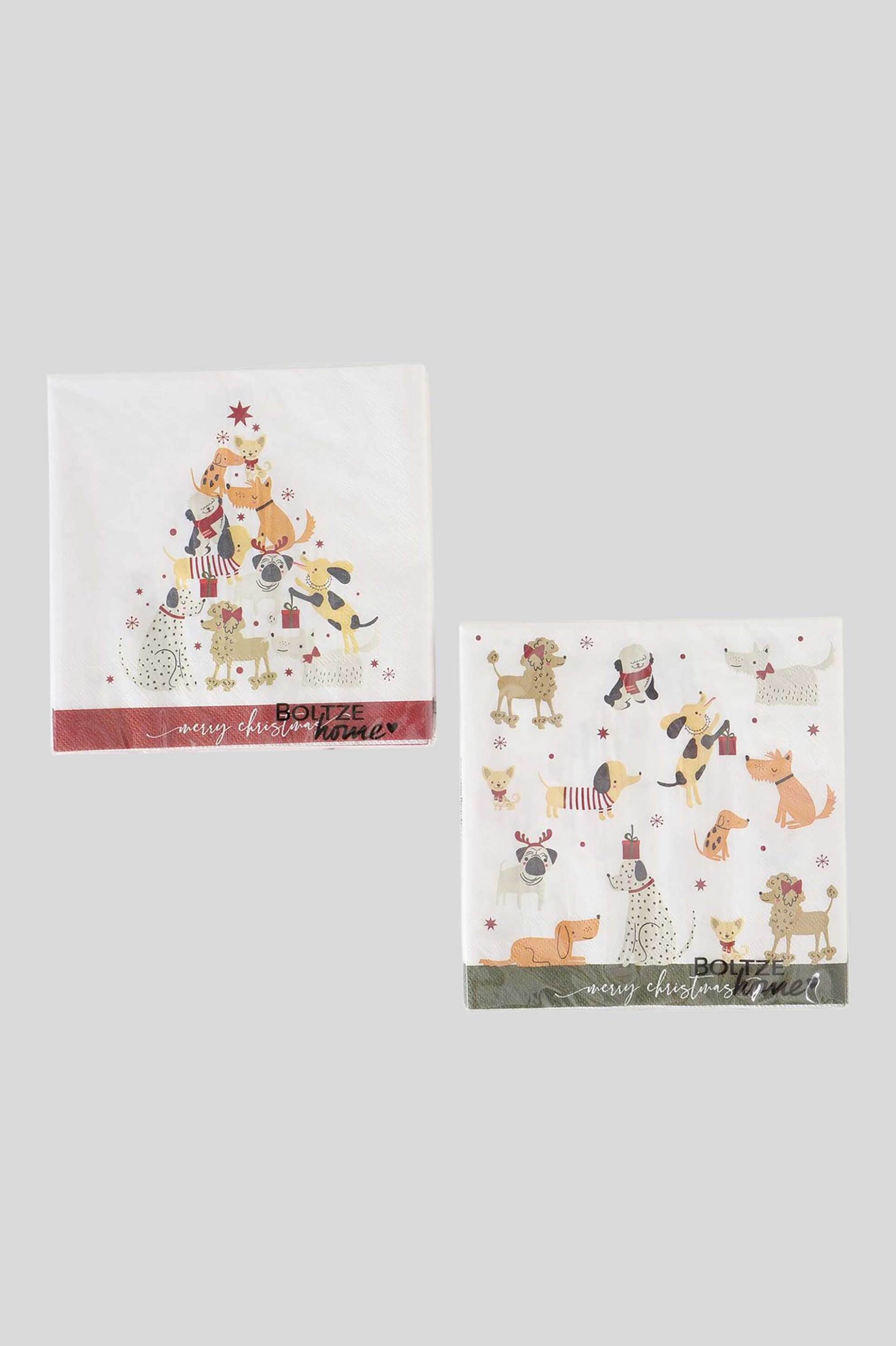 DOMUS HOMUS DOMUS HOMUS σετ χριστουγεννιάτικες χαρτοπετσέτες με σχέδιο 17 x 17 x 3 cm - 20-25-236