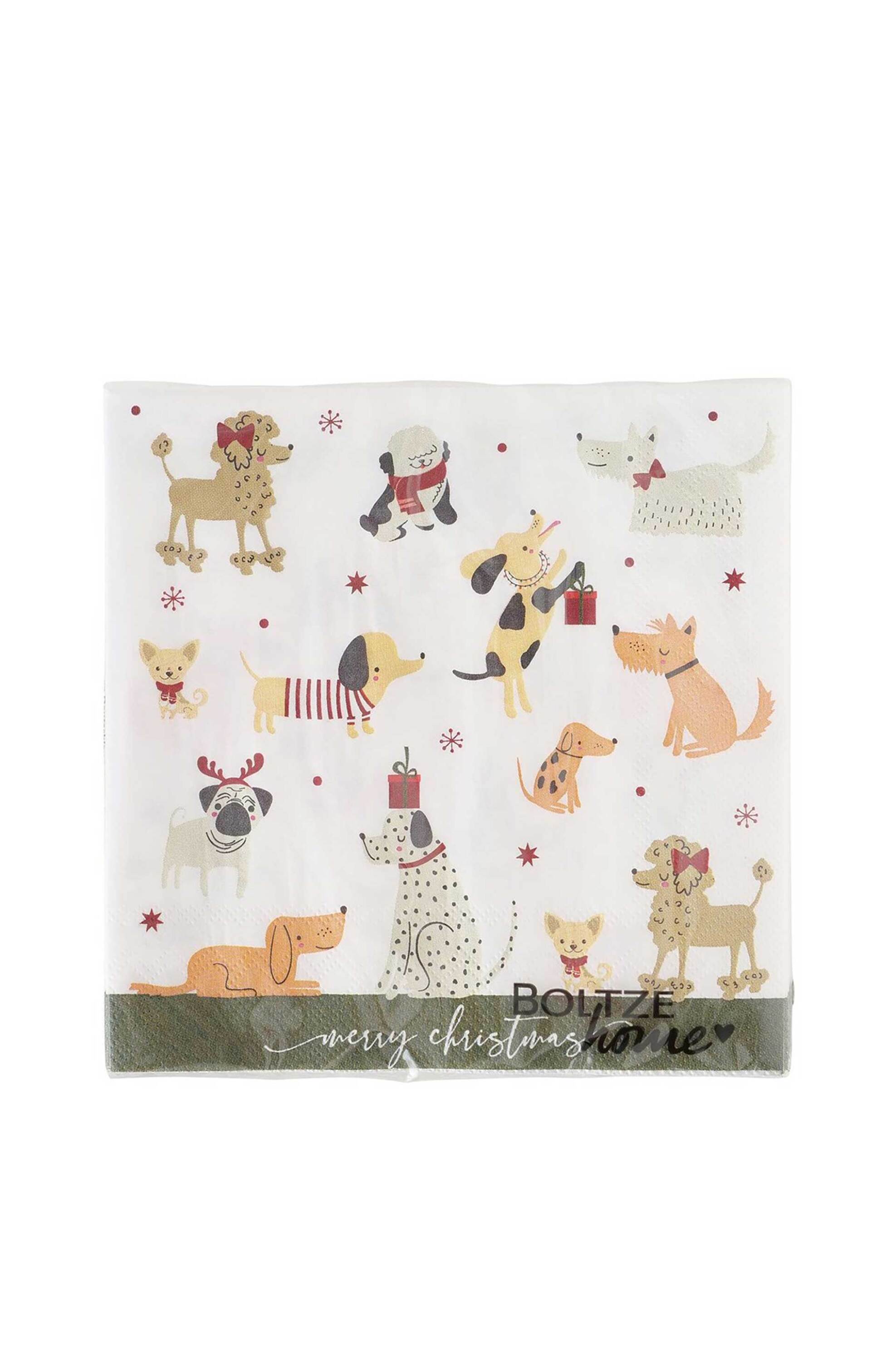 DOMUS HOMUS σετ χριστουγεννιάτικες χαρτοπετσέτες με σχέδιο 17 x 17 x 3 cm - 20-25-236 φωτογραφία