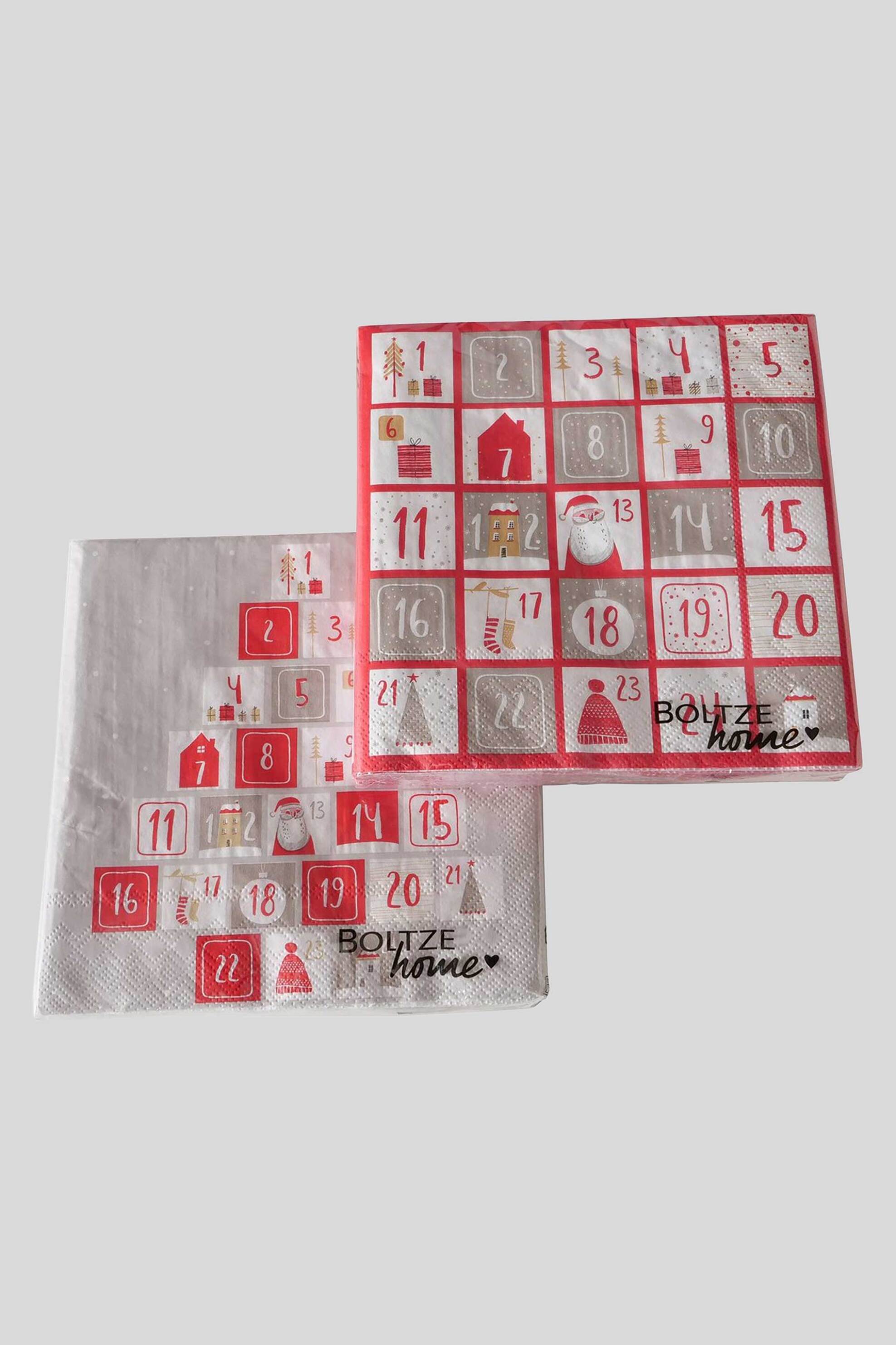 DOMUS HOMUS DOMUS HOMUS σετ χριστουγεννιάτικες χαρτοπετσέτες με σχέδιο 17 x 17 x 3 cm - 20-25-237