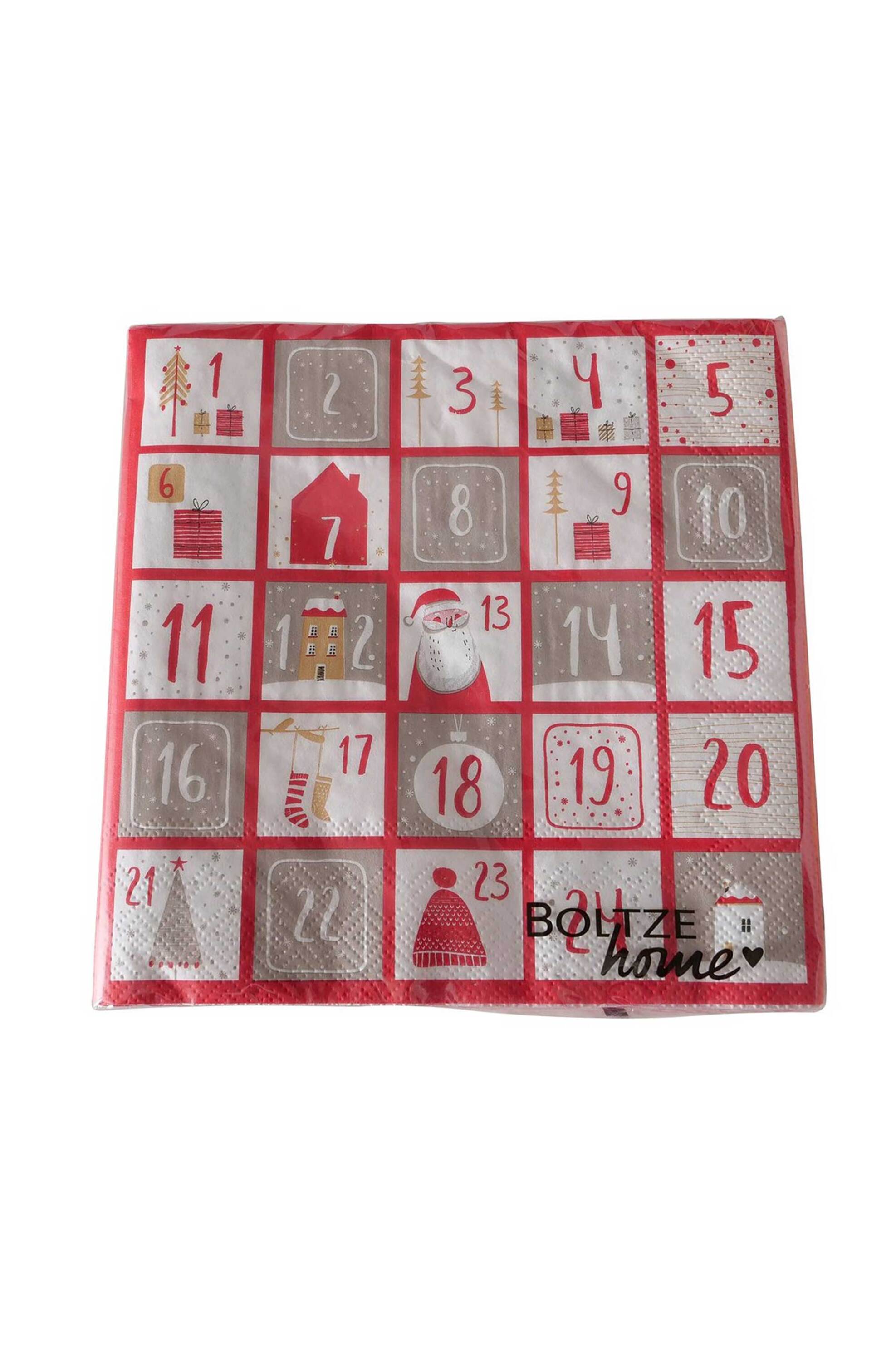 DOMUS HOMUS σετ χριστουγεννιάτικες χαρτοπετσέτες με σχέδιο 17 x 17 x 3 cm - 20-25-237 φωτογραφία