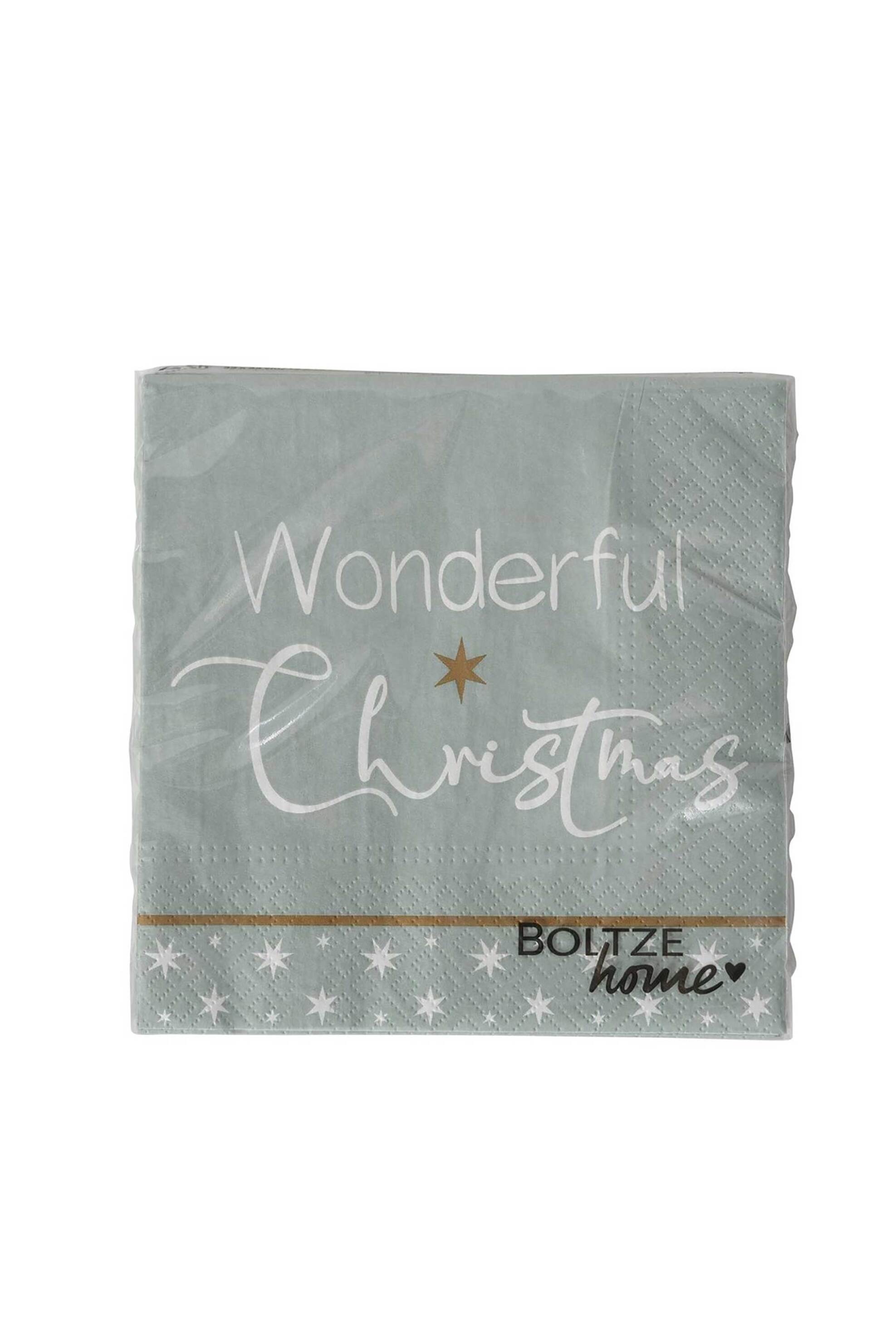 DOMUS HOMUS σετ χριστουγεννιάτικες χαρτοπετσέτες με σχέδιο 17 x 17 x 2,5 cm - 20-25-247 φωτογραφία