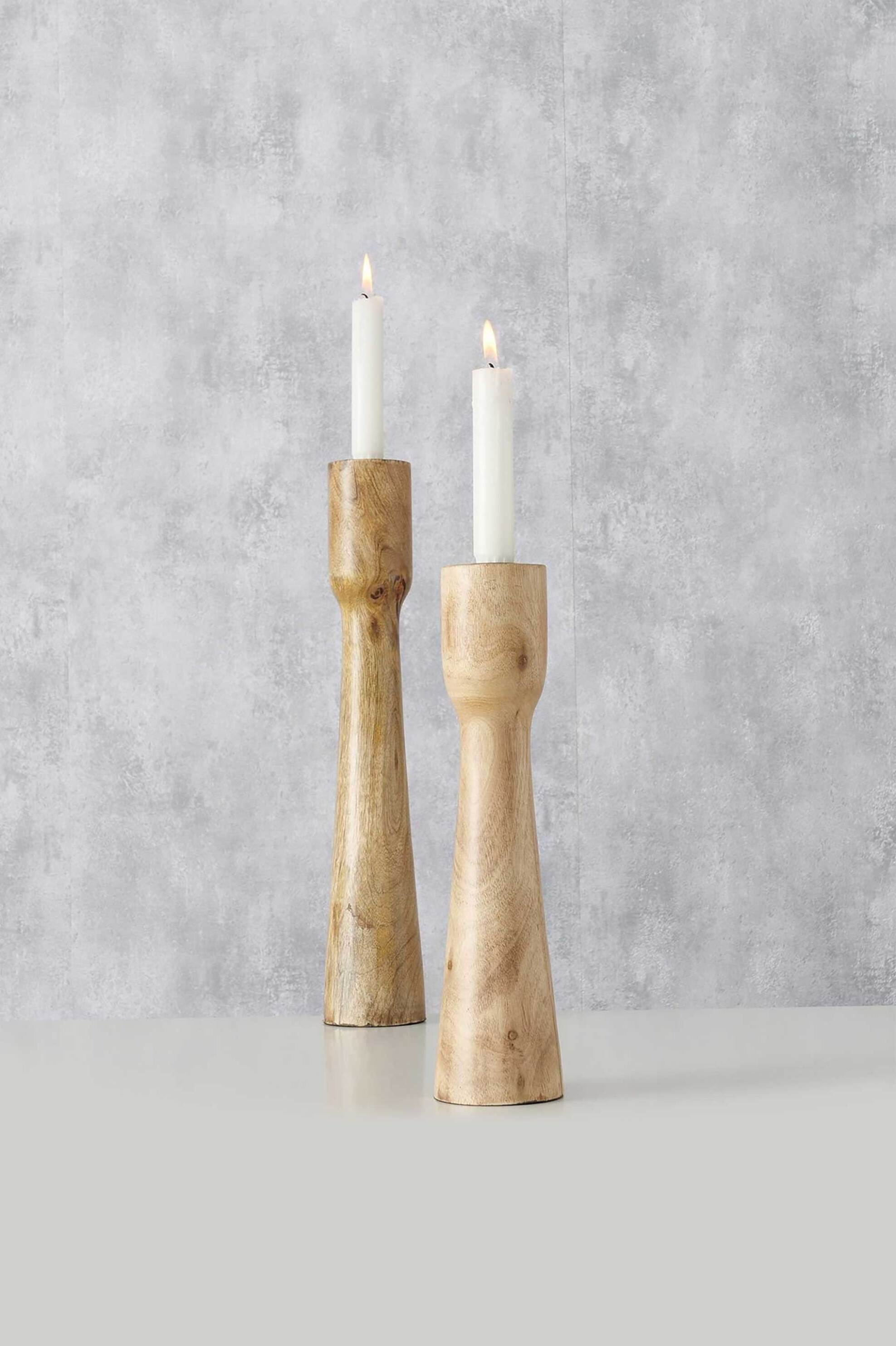 DOMUS HOMUS ξύλινο κηροπήγιο "Caldeas" 30 cm - 20-81-475