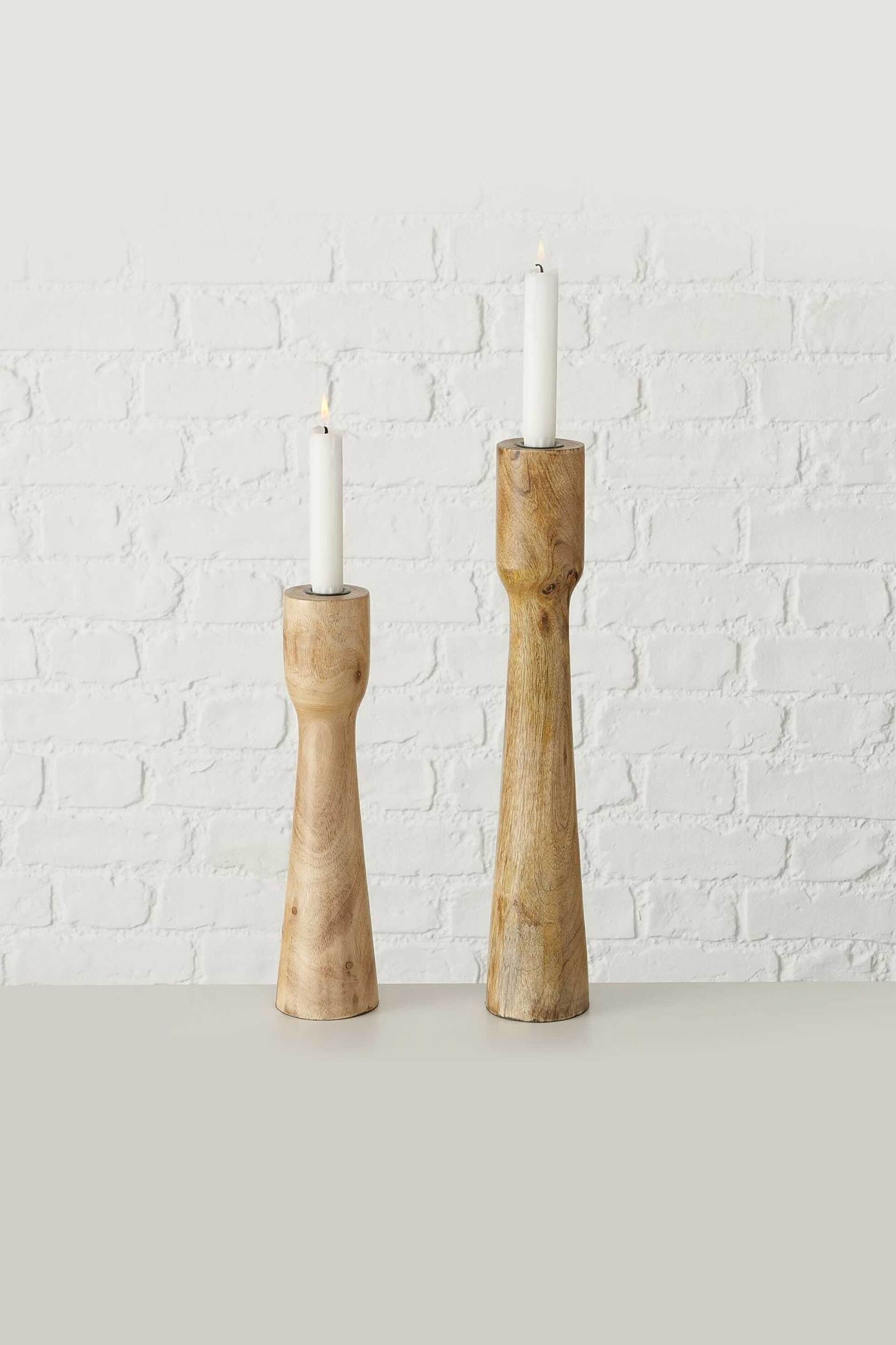 DOMUS HOMUS ξύλινο κηροπήγιο "Caldeas" 40 cm - 20-81-476