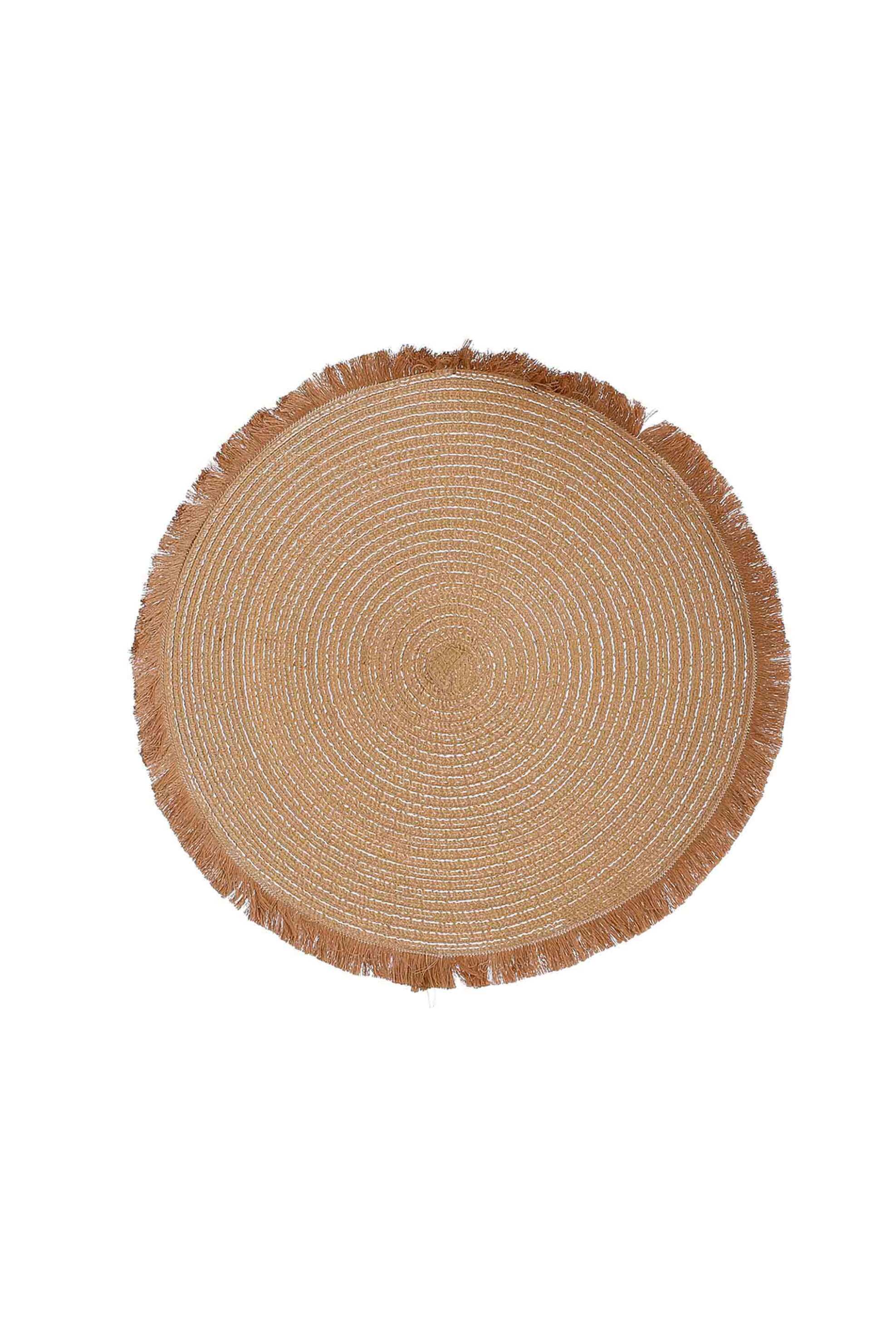 DOMUS HOMUS DOMUS HOMUS στρογγυλό σουπλά 38 cm καφέ - 20-27-888