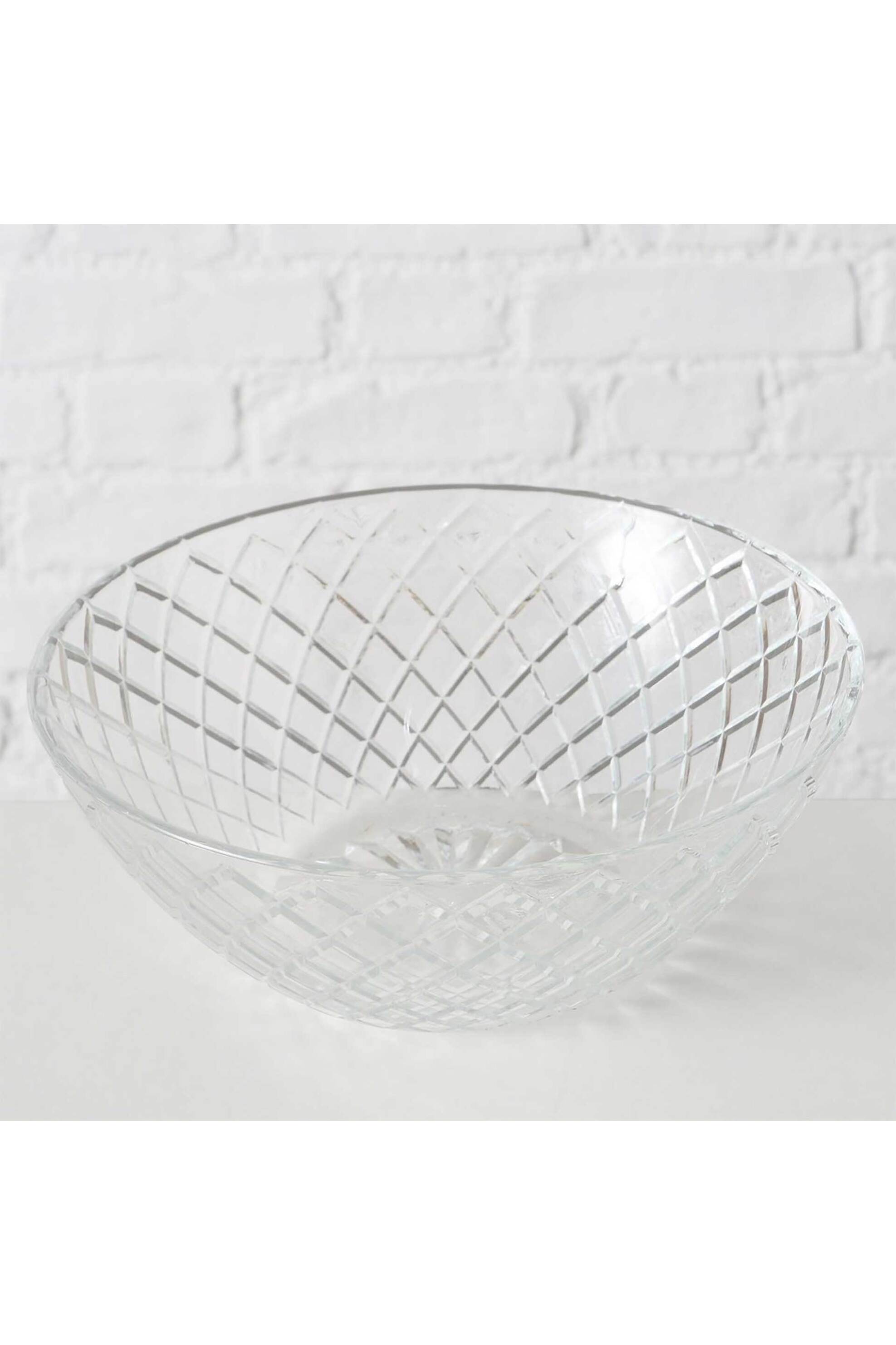 DOMUS HOMUS γυάλινο μπολ "Ruka" 23 x 9 cm - 20-25-411 φωτογραφία