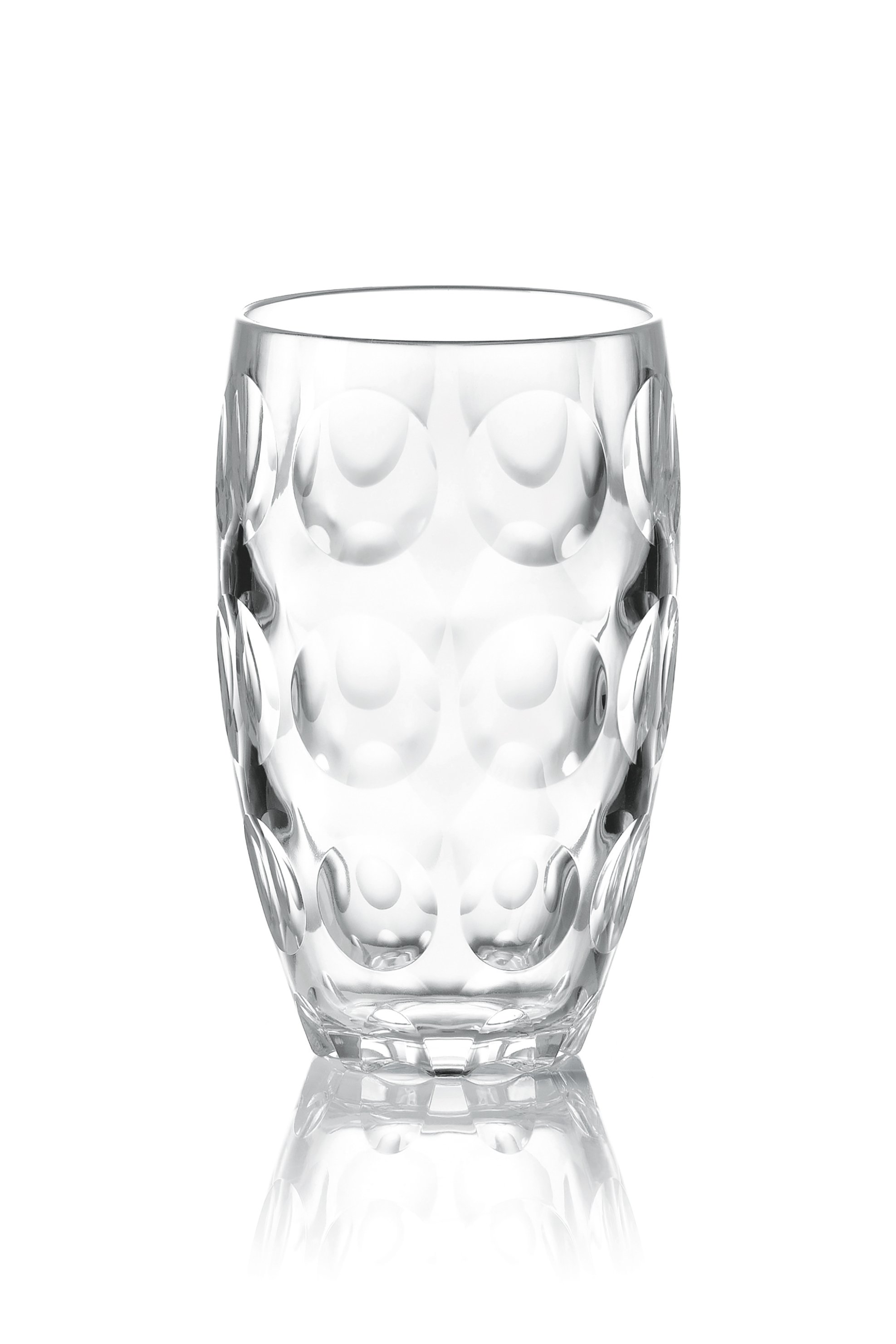 GUZZINI Guzzini ποτήρι με ανάγλυφο σχέδιο "Venice" 8,8 x 12,7 cm - 8008392281986