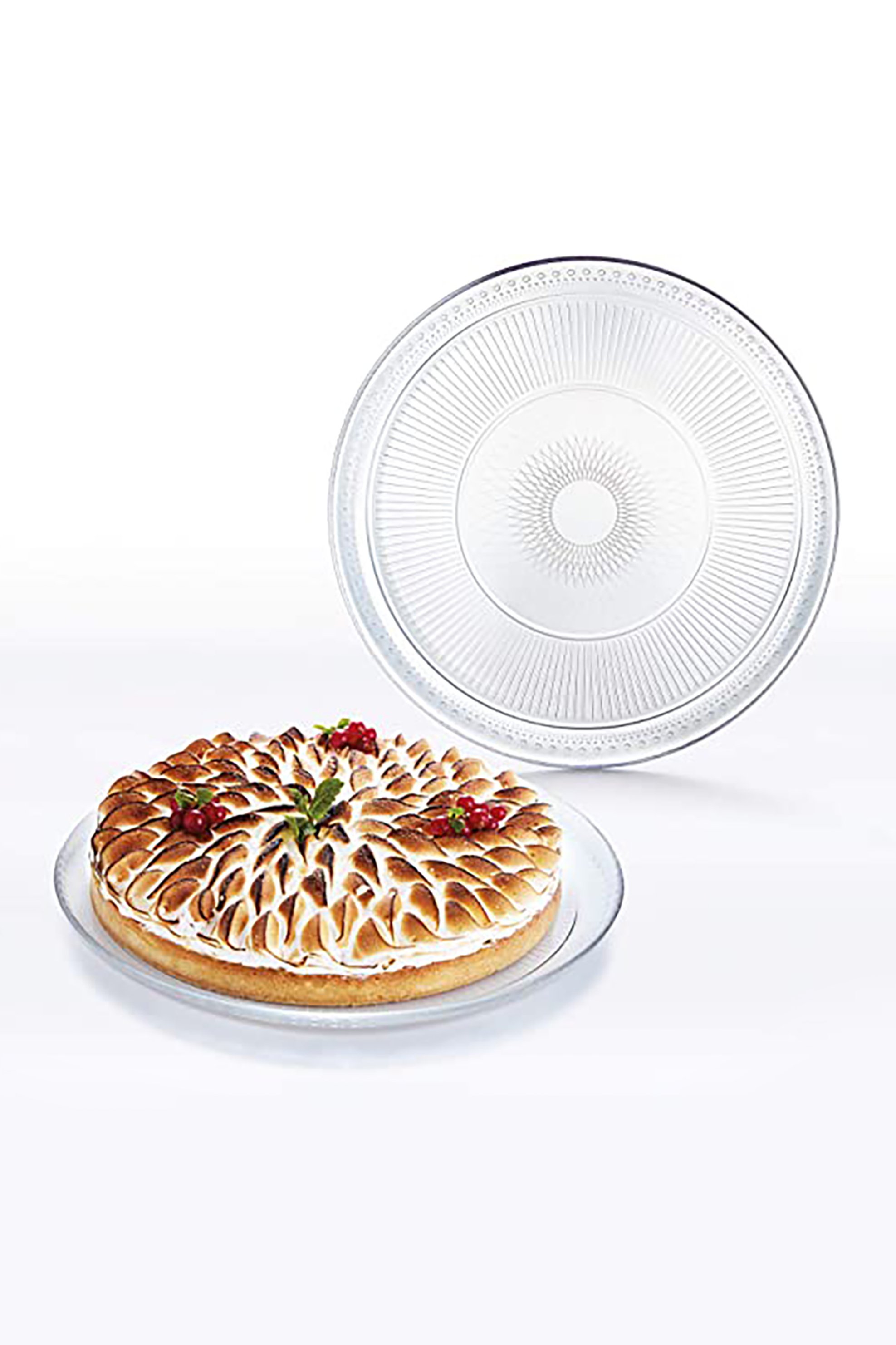 Luminarc στρογγυλή πιατέλα με ανάγλυφο σχέδιο 32 cm "Louison" - N4121 φωτογραφία