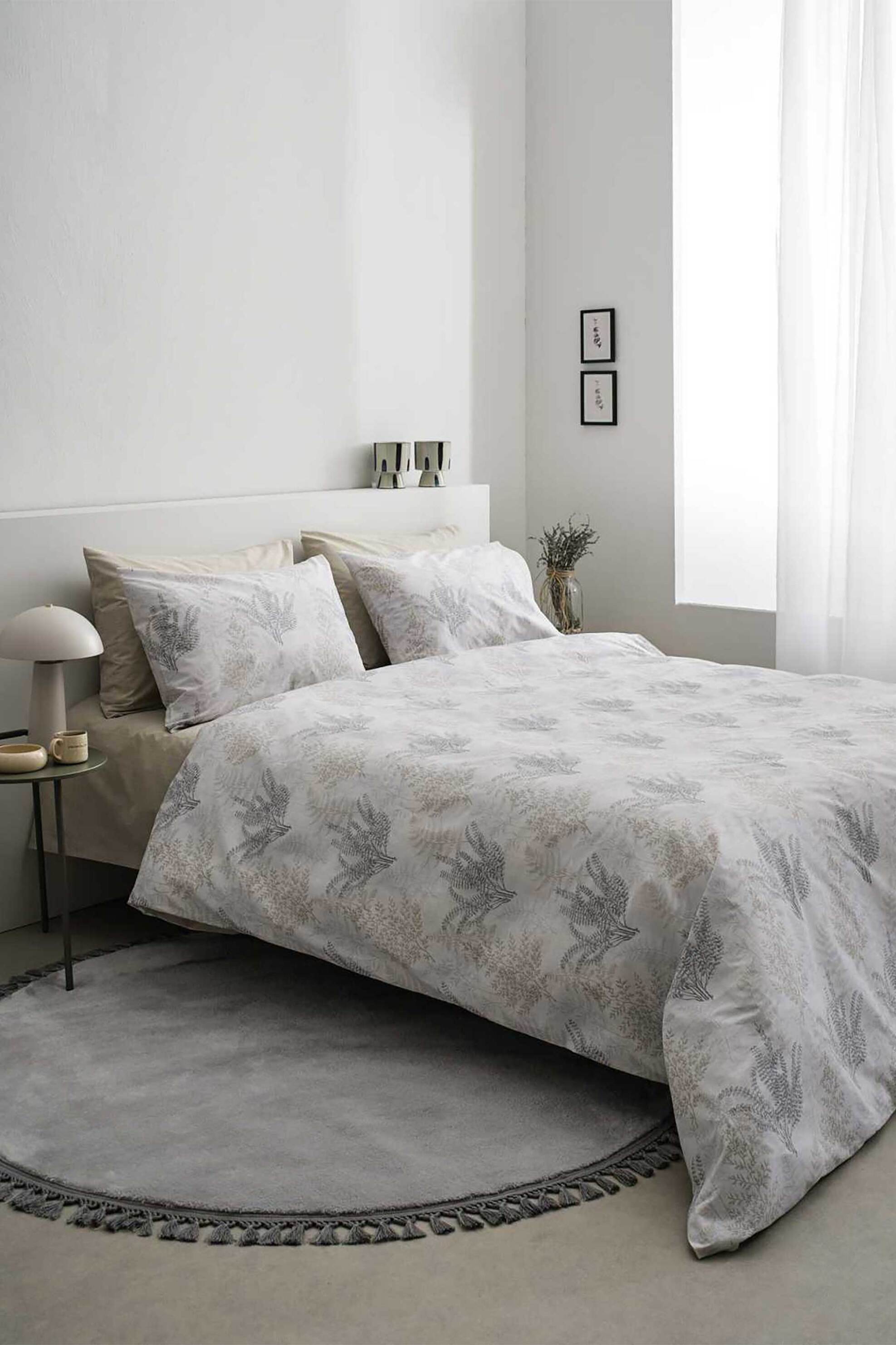 Vesta σετ σεντόνια υπέρδιπλα και μαξιλαροθήκες με all-over print "Silvia-2" 2 x 240 x 260 cm - 2 x 53 x 57 cm - 000010291