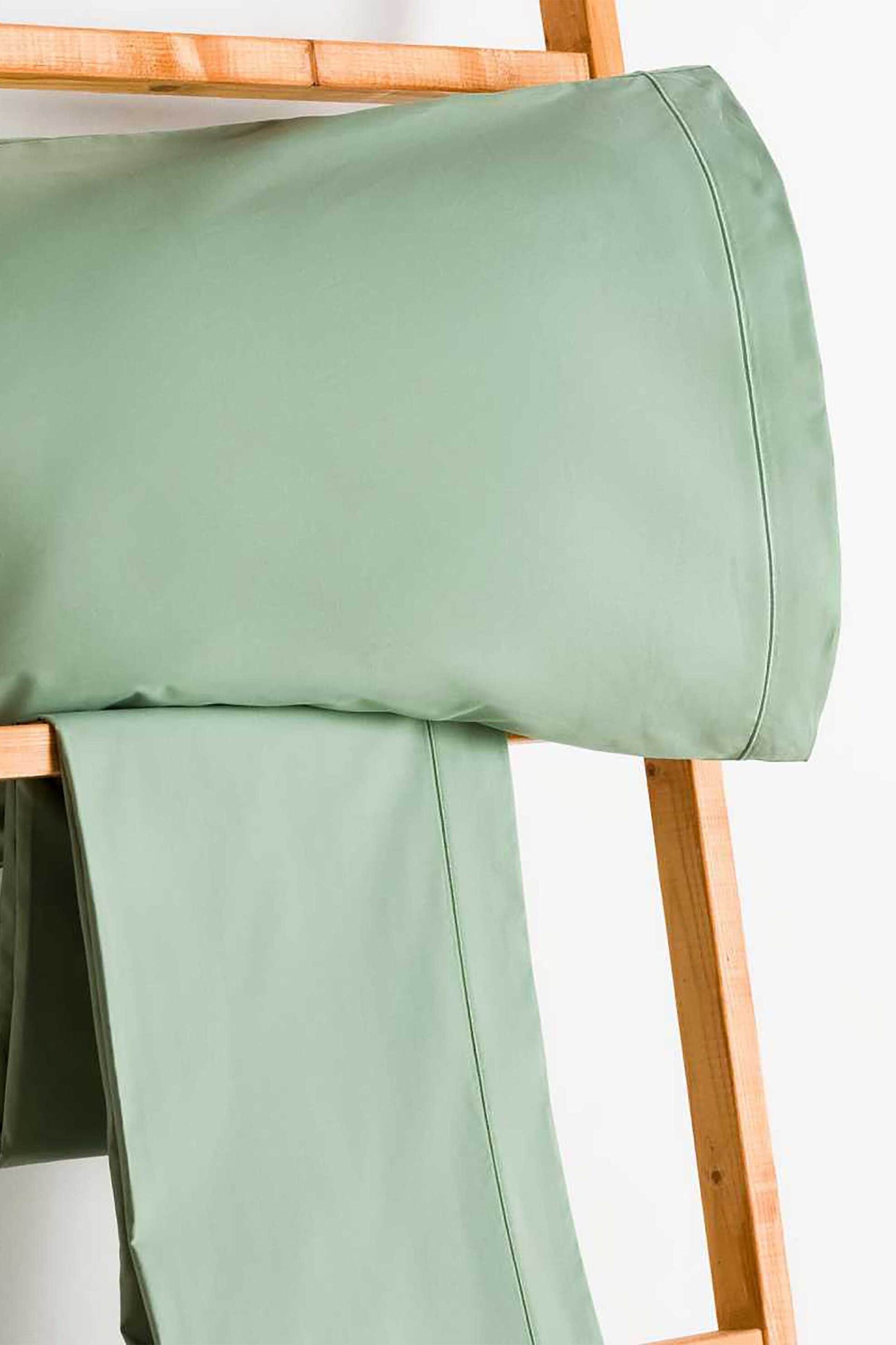 Vesta σεντόνι μονό πλακέ μονόχρωμο "Synthesis-510" 170 x 270 cm - 000002748 Πράσινο