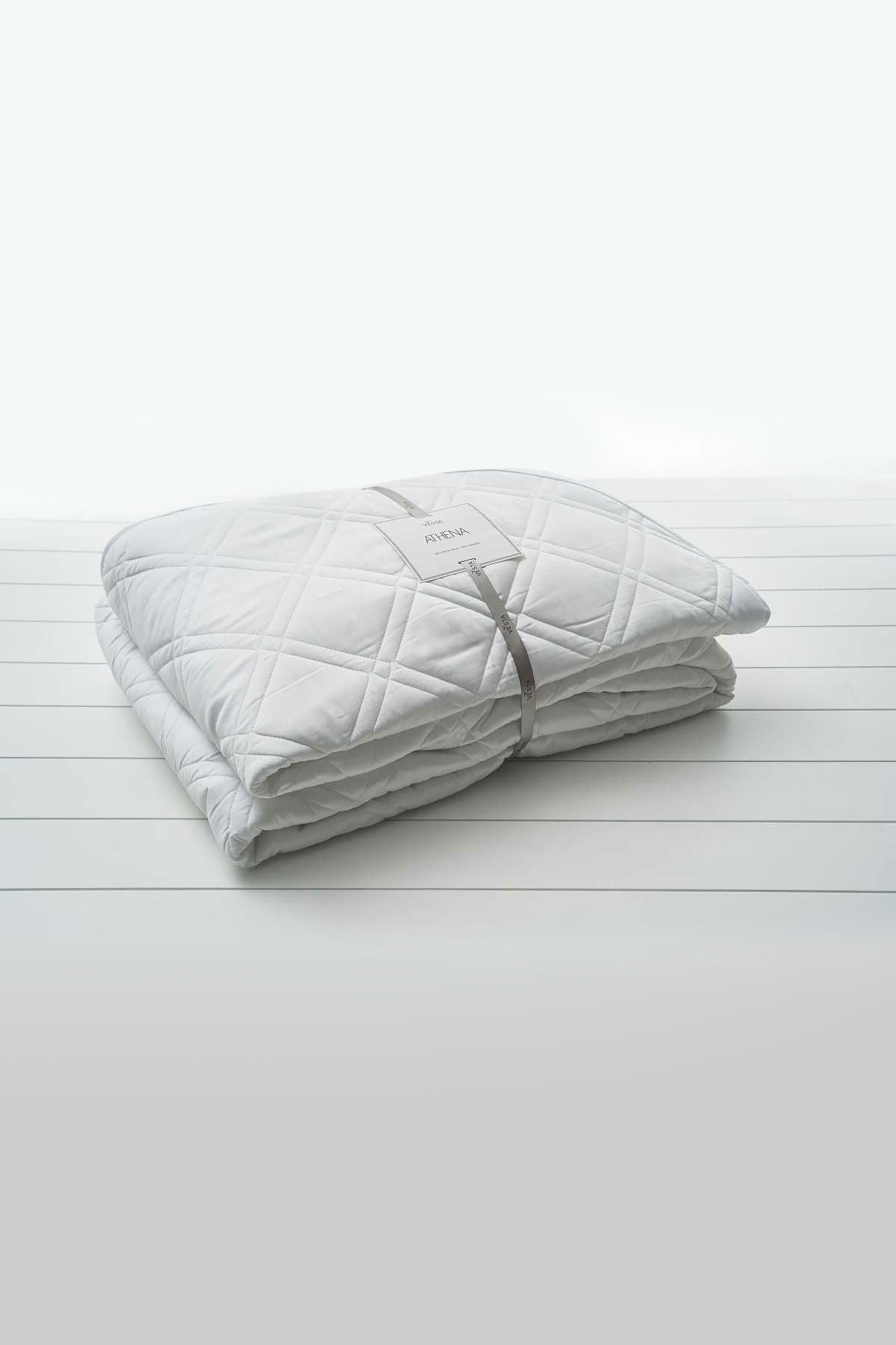 Vesta κουβερλί υπέρδιπλο καπιτονέ "Athena-300" 230 x 270 cm - 000009629 Λευκό