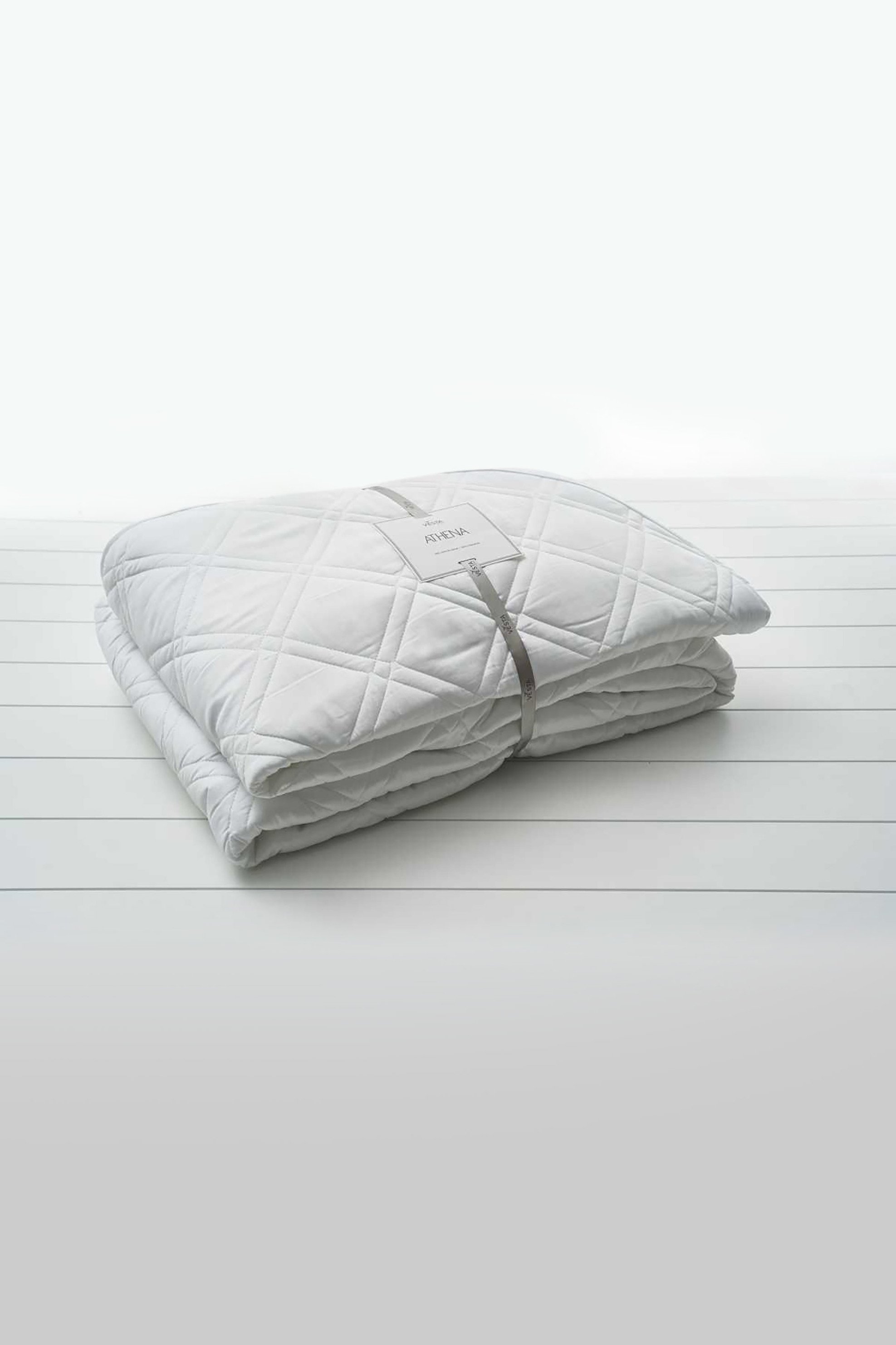 Vesta κουβερλί king size καπιτονέ "Athena-300" 270 x 270 cm - 000009636 Λευκό