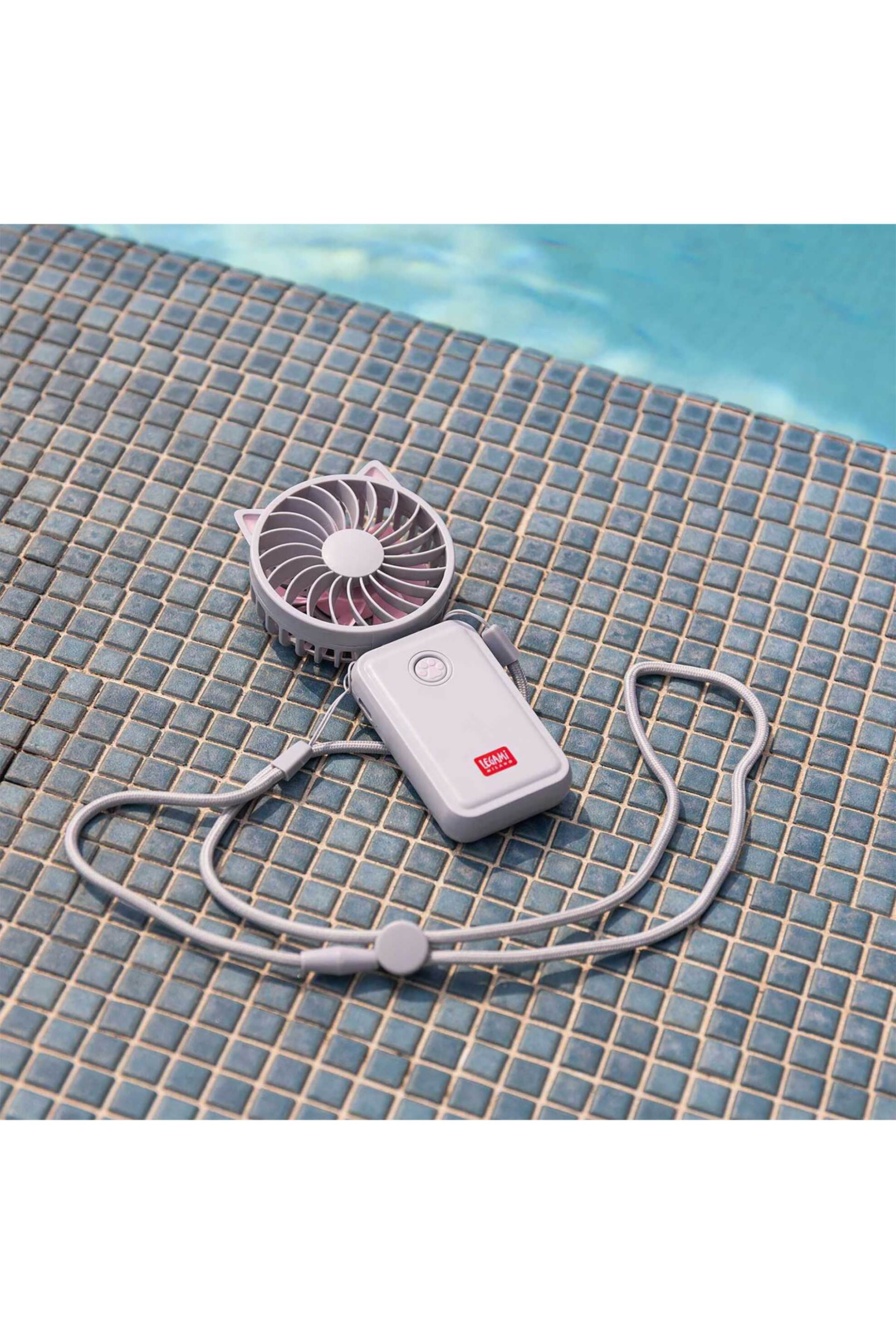 Legami Rechargeable portable fan - Kitty - 8052694028671