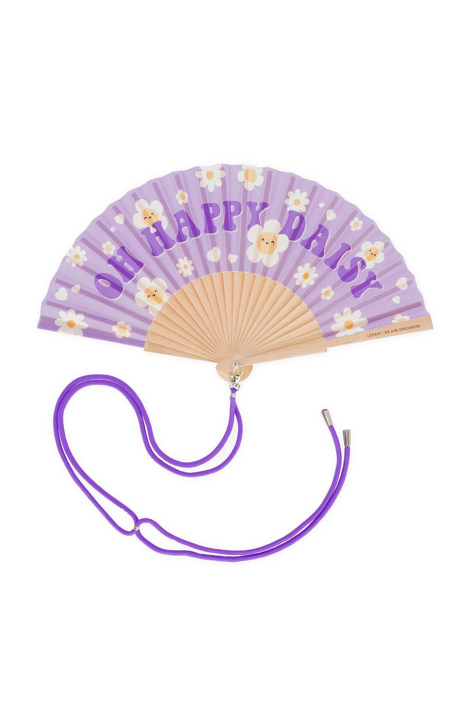 Legami Folding Fan - Daisy - 8052694118013