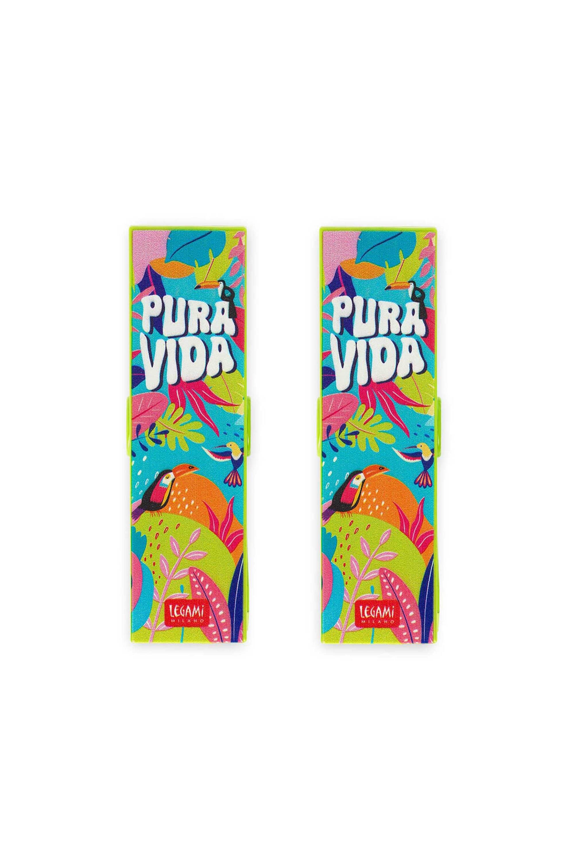 Legami Set of 2 Beach Towel Clips - Pura Vida - Beach Towel Clips - 8052694119430