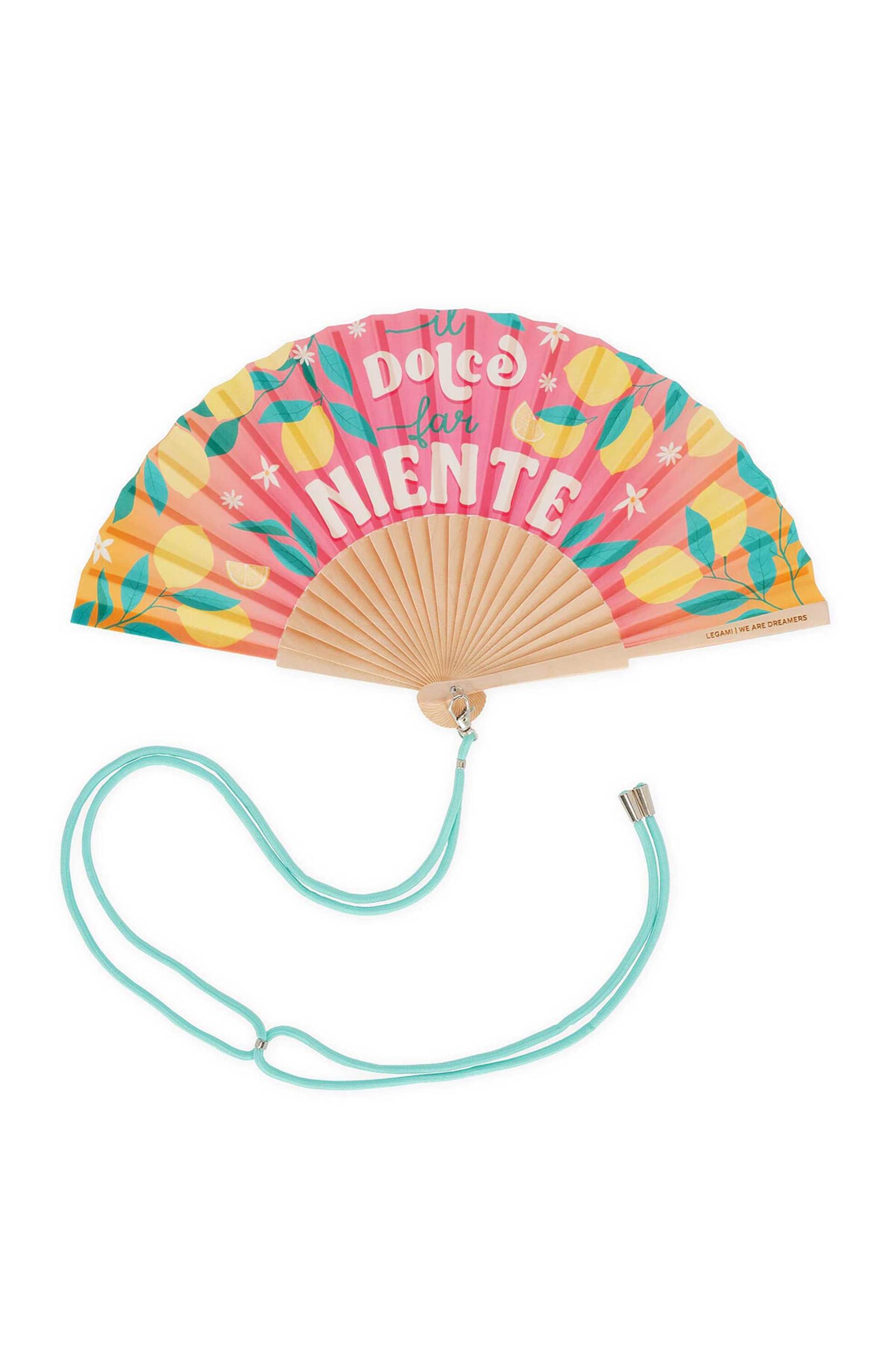 Legami Folding Fan - Dolce Far Niente - 8052694121907